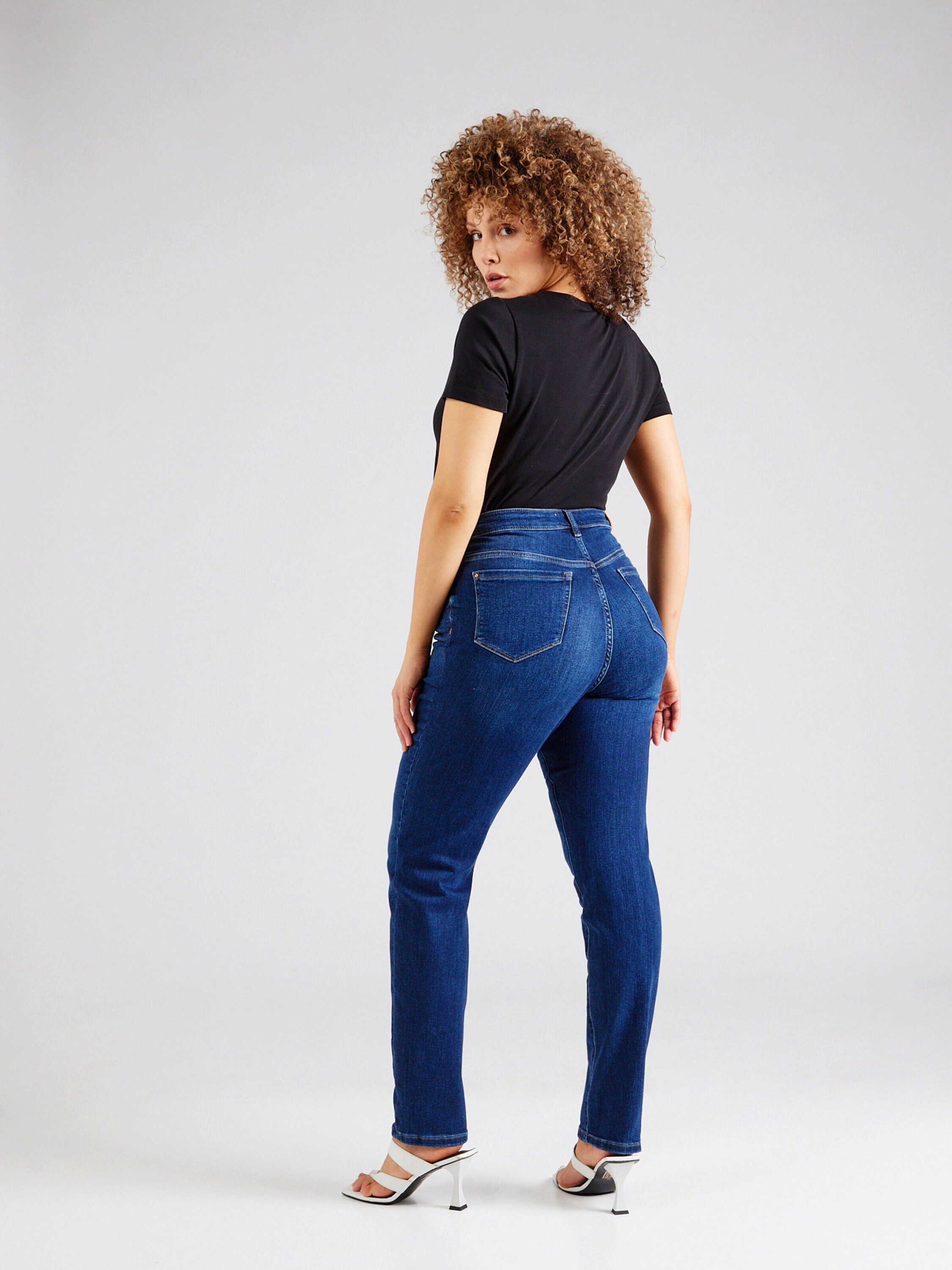 ONLY CARMAKOMA Slim-fit-Jeans "CARSUI MID SLIM DNM REA285 NOOS" günstig online kaufen