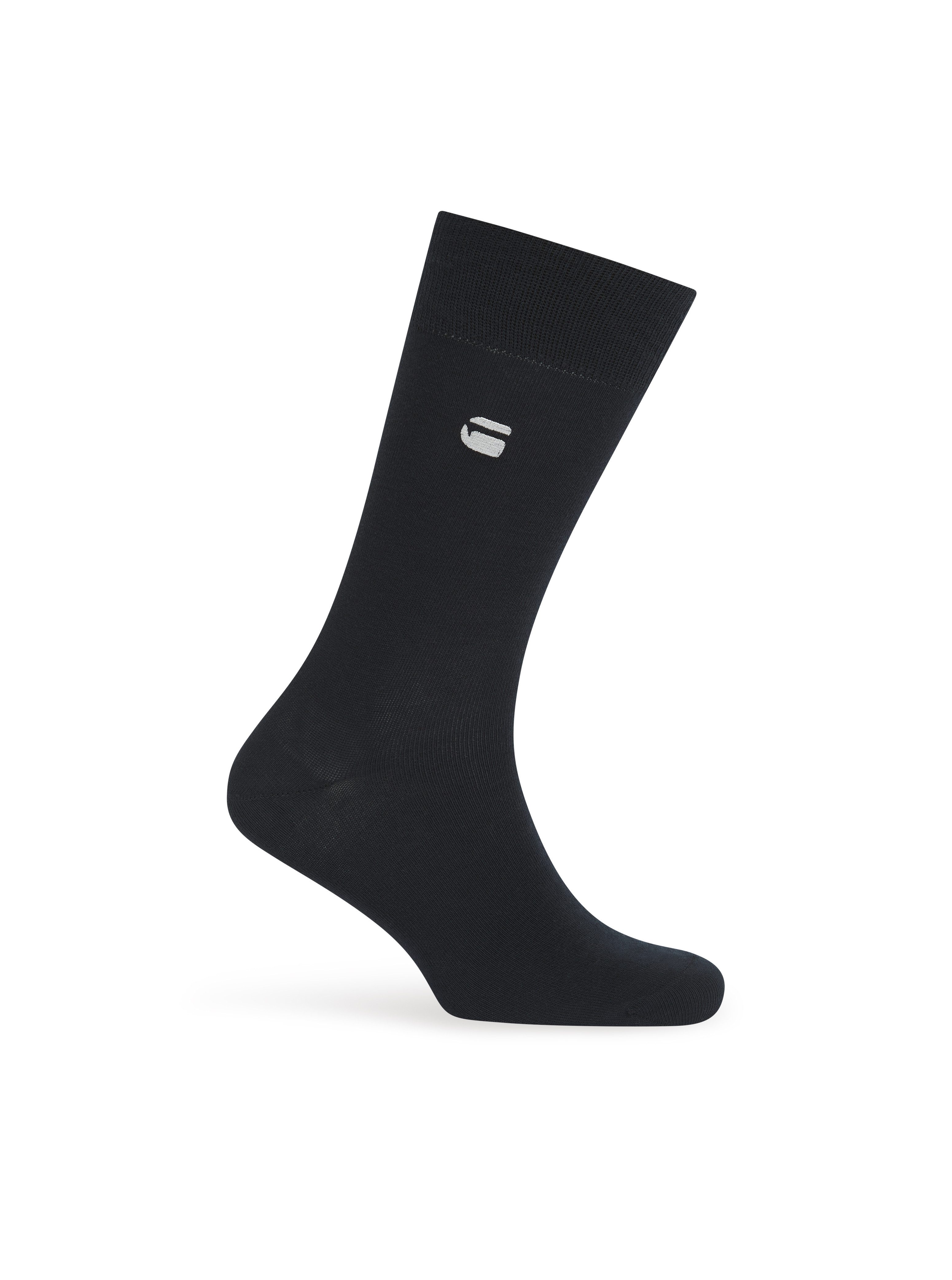 G-STAR Socken SAGE, 3 PACK SOCKS (Packung, 3-Paar) unifarben mit Logostickerei