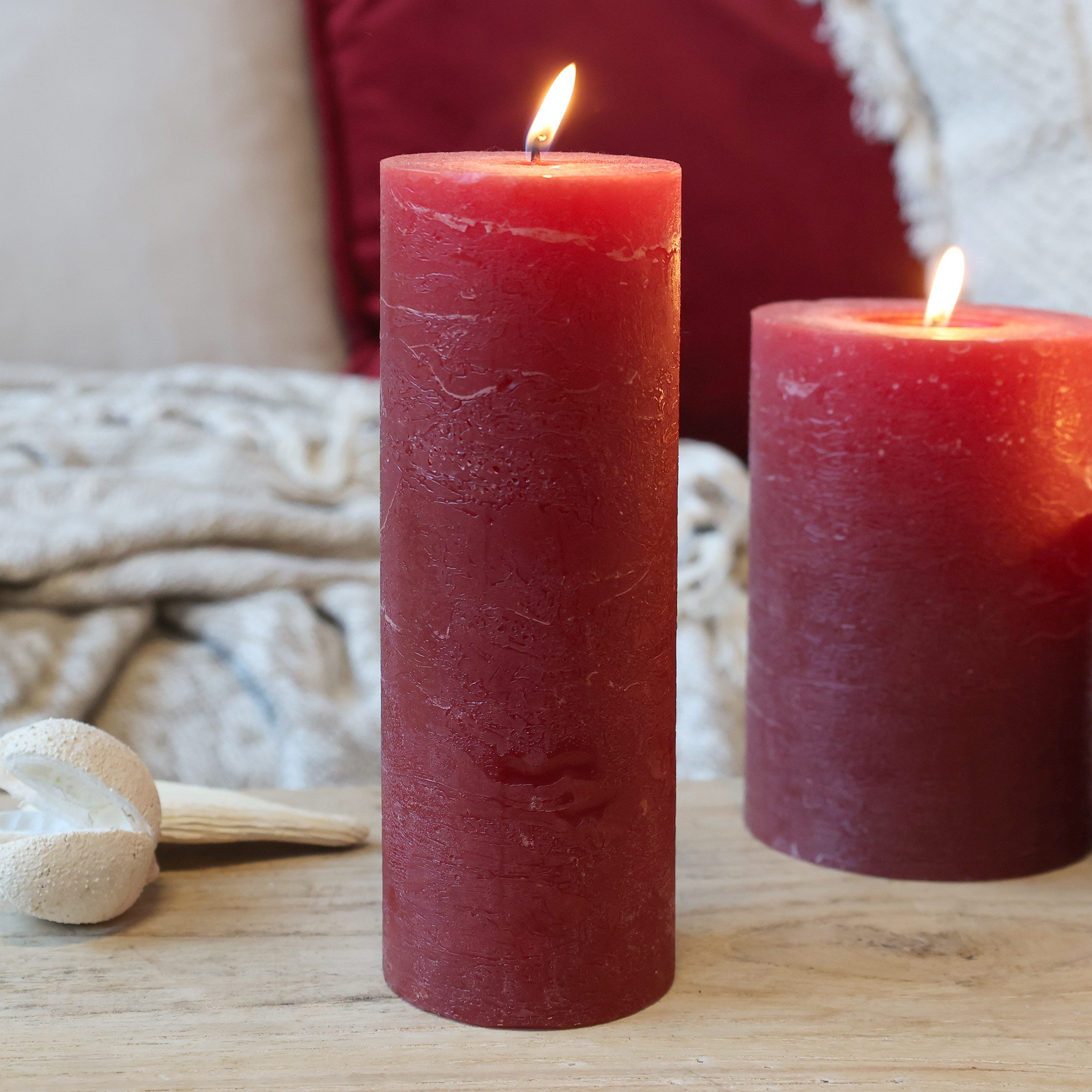 plastik weihnachtskugeln Kunststoff mit Muster Mix 6cm rot, 12er Set Weihnachtskugeln bordeaux