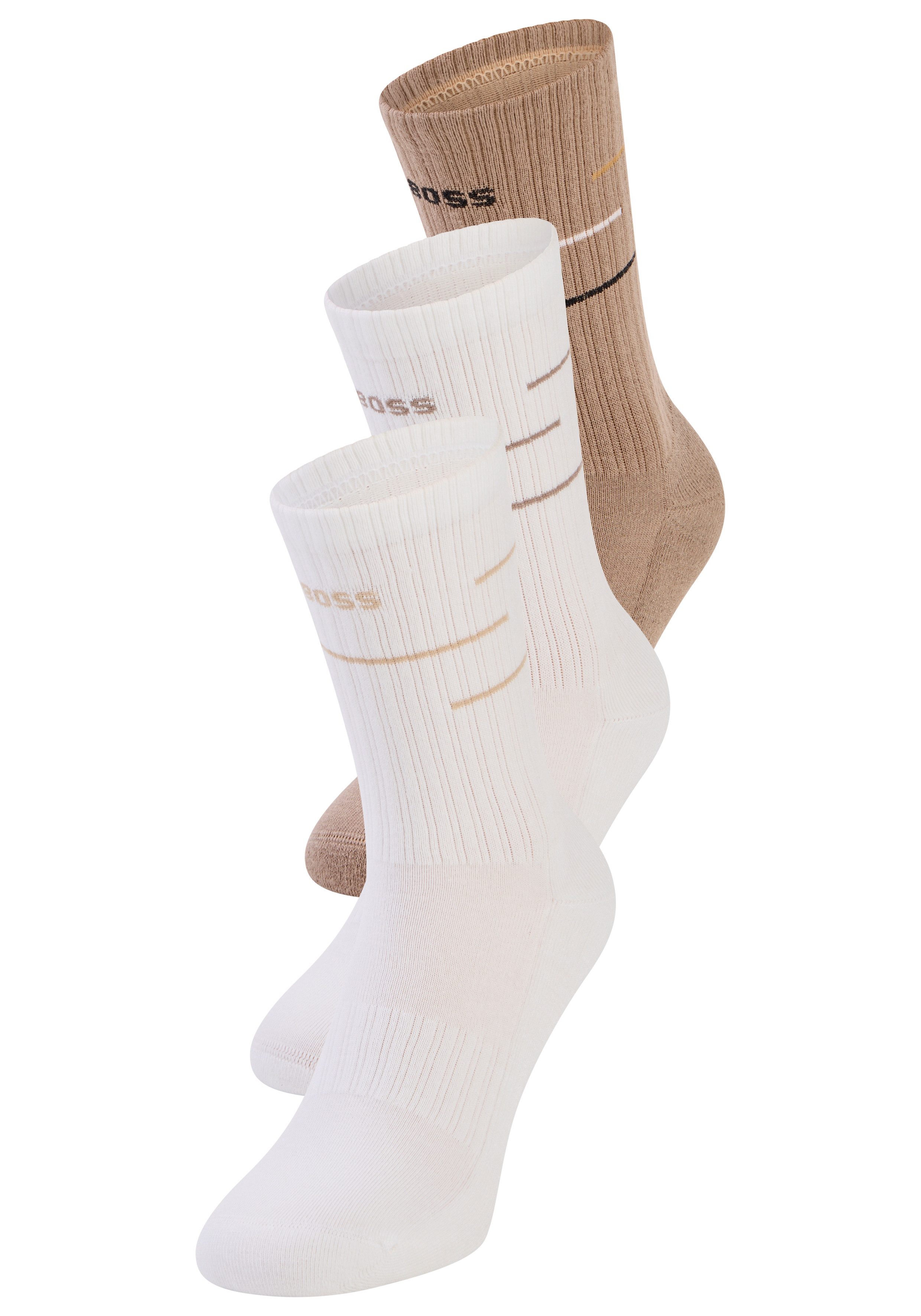 BOSS Basicsocken 3P QS Rib Line VB (3-Paar)