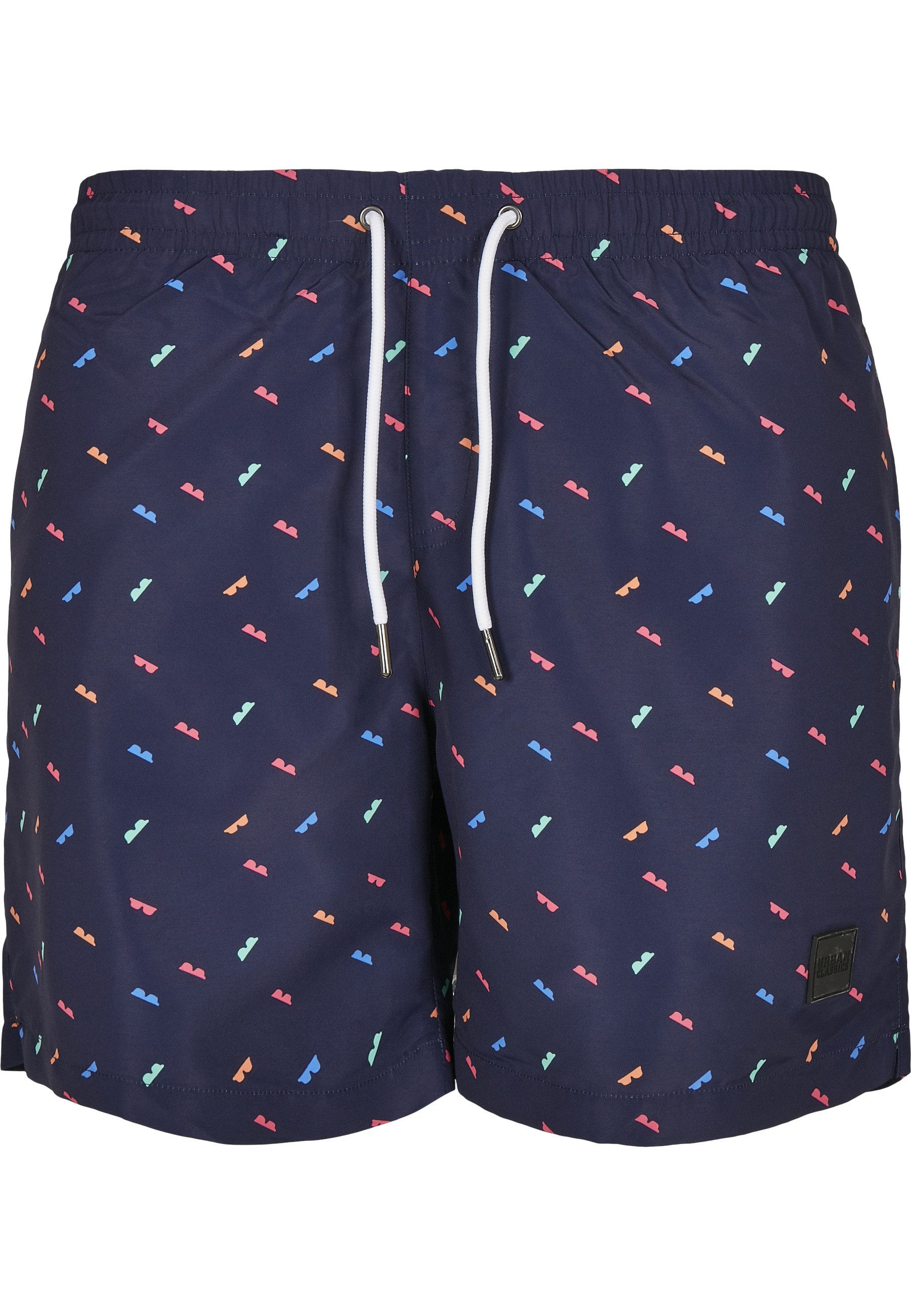 Badeshorts Urban Classics Herren Pattern Swim Shorts