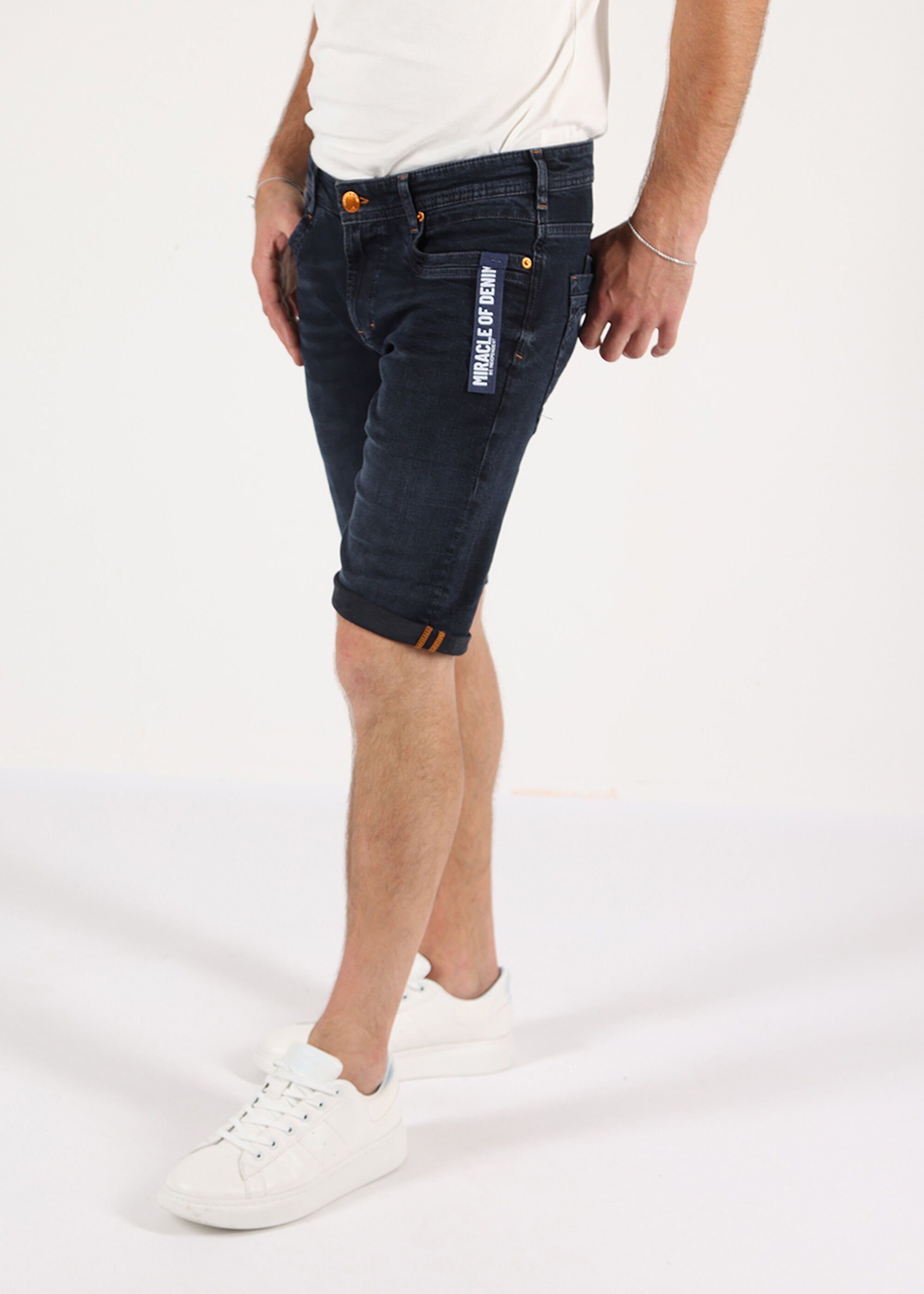 Rogers Thomas Regular-fit-Jeans Denim im Design of Blue Five-Pocket Miracle