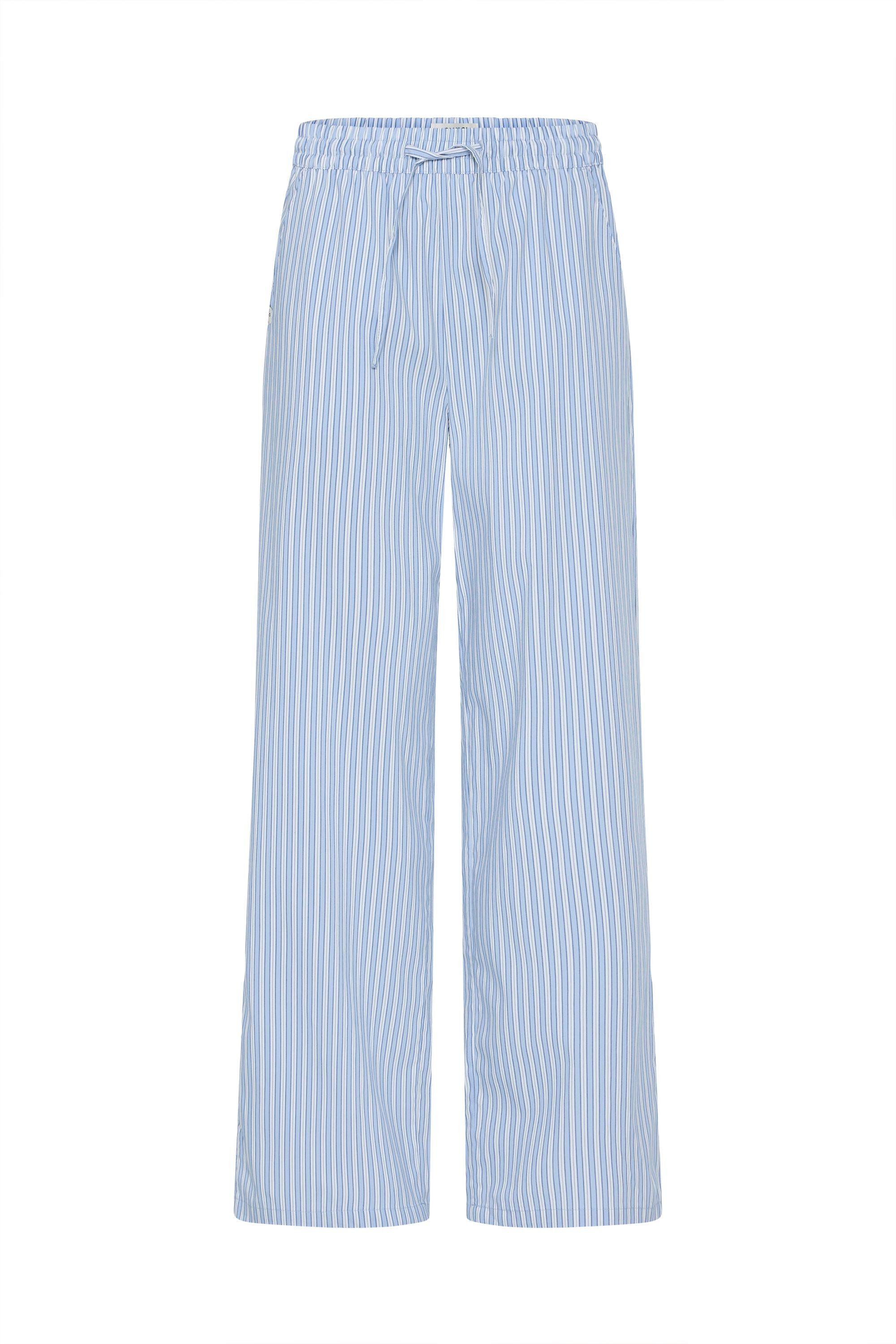 OXMO Loungehose OXFanny Gestreifte Stoffhose - Loose Fit