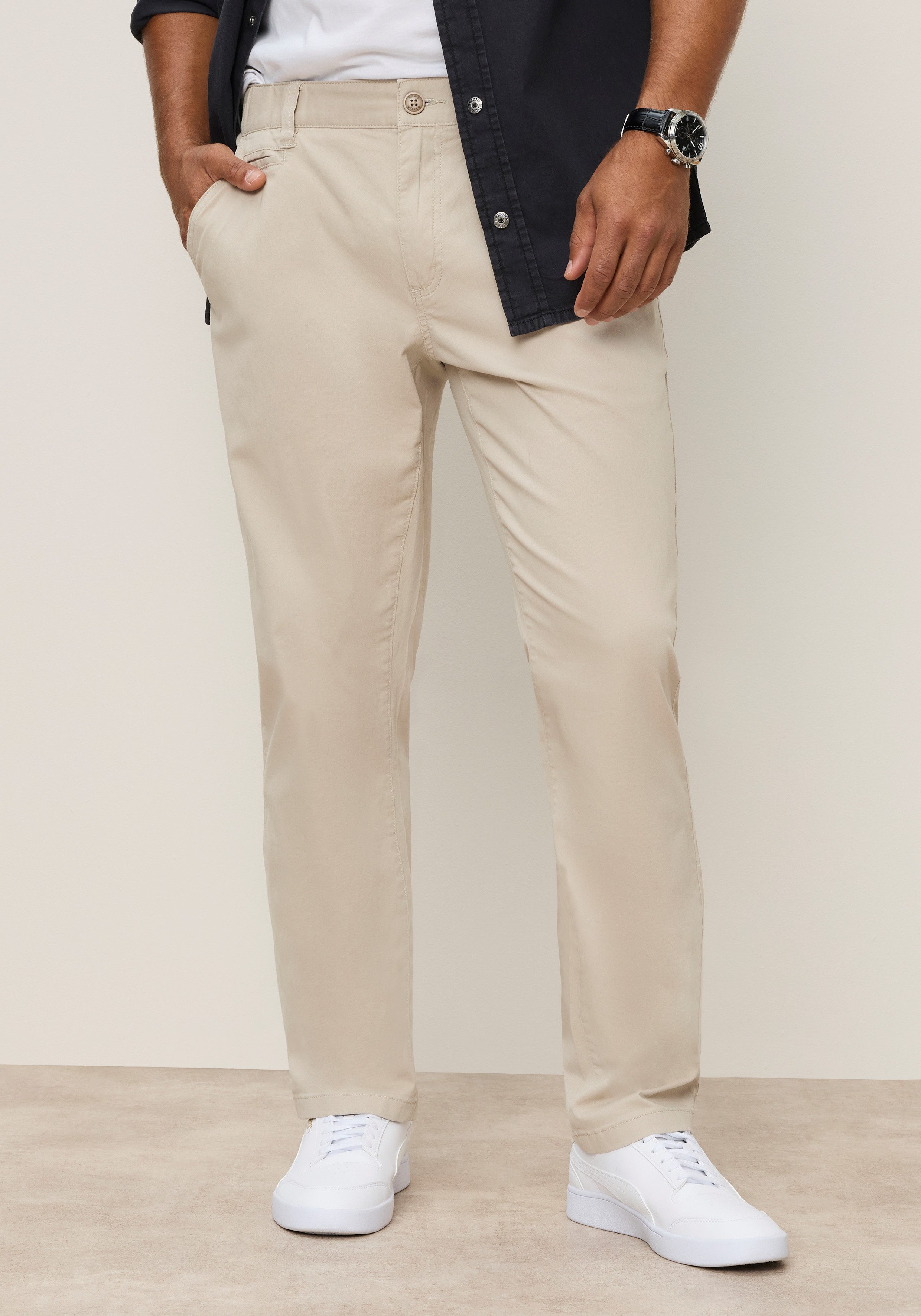 Man's World Jogger Pants mit gerader Beinform, Regular Fit, niedrige Leibhöhe