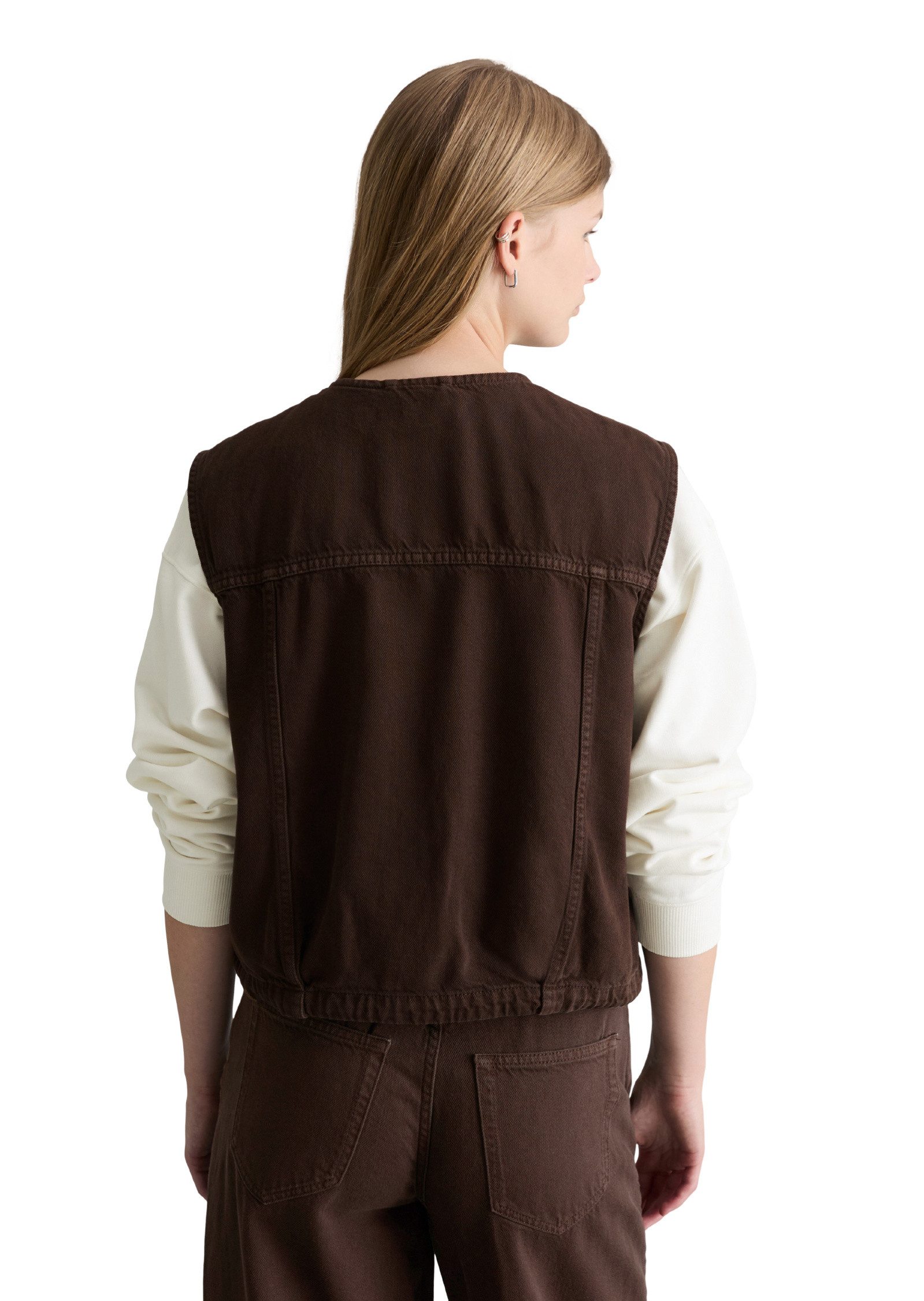 Marc O'Polo DENIM Jeansweste aus Organic-Cotton-Lyocell-Mix
