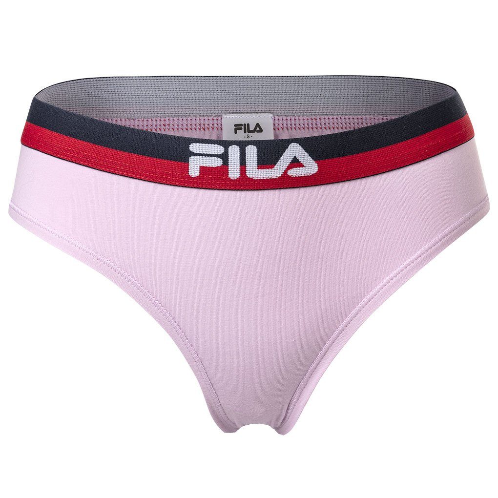 Fila Slip Damen Slip - Regular Waist Panties, Logo-Bund Lila