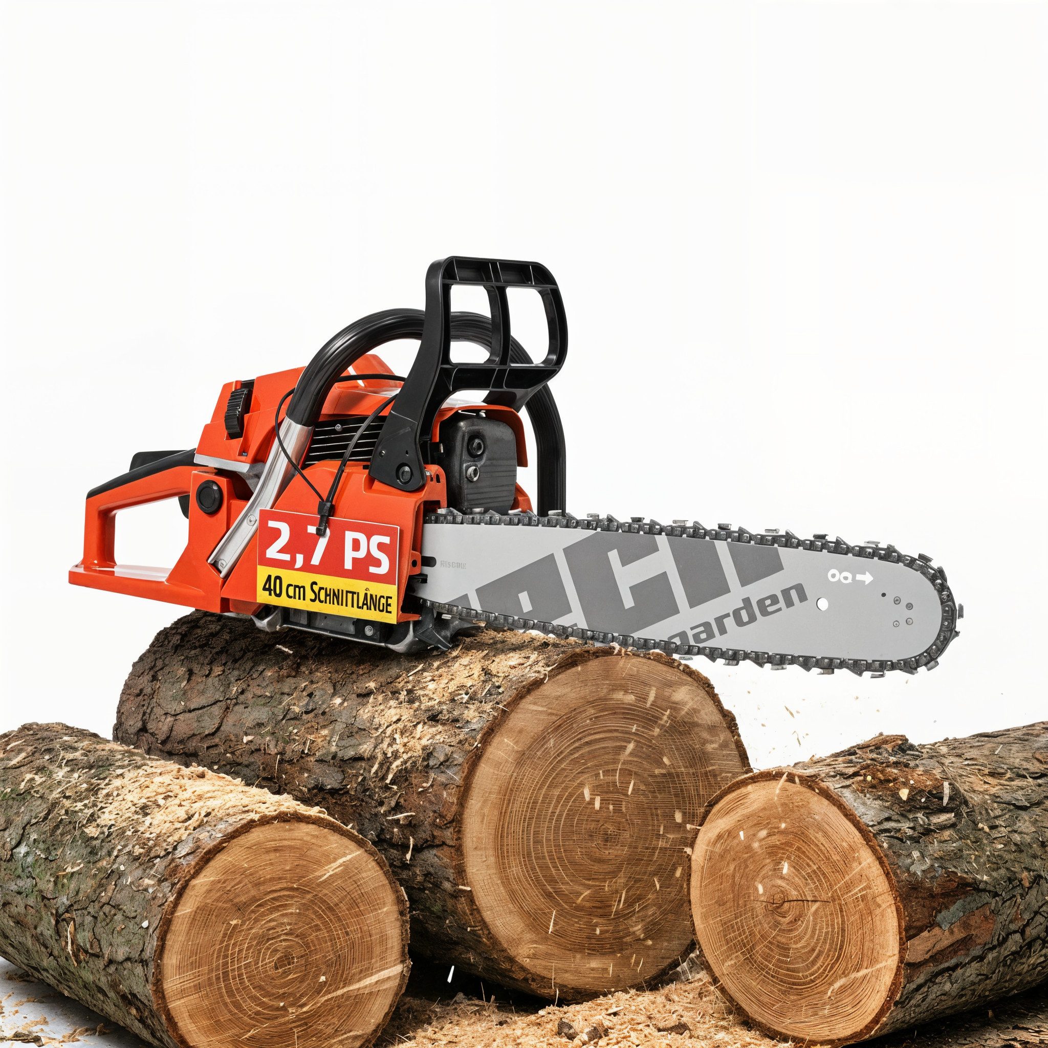 Hecht Benzin-Kettensäge 45 mit 40 cm Schnittlänge, 47,00 cm Schwertlänge, 2 günstig online kaufen