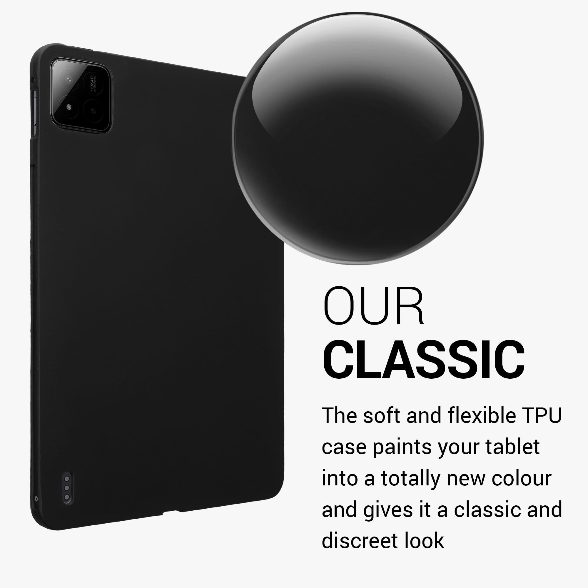 kwmobile Tablet-Hülle Hülle für Xiaomi Pad 7 / Pad 7 Pro, Tablet Cover Case Silikon Schutzhülle