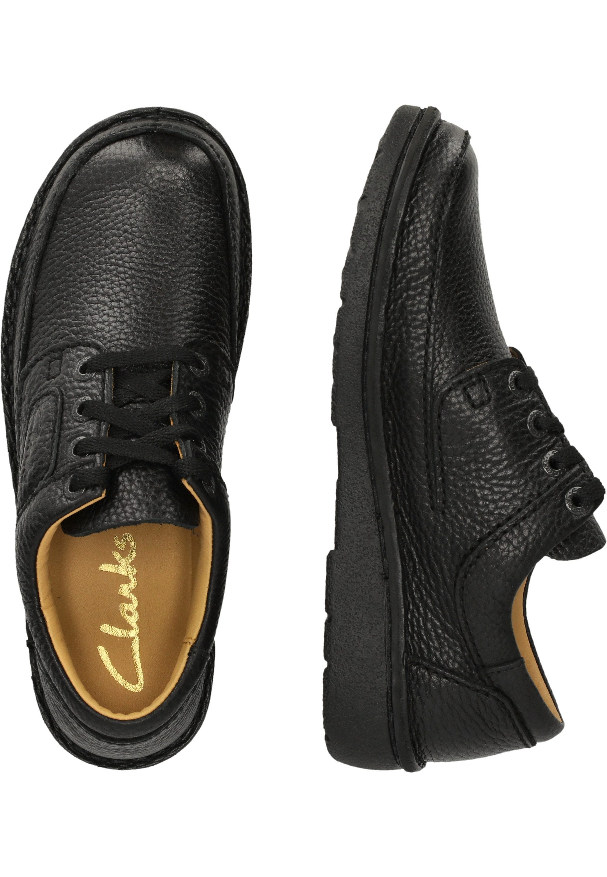 Clarks Nature X Ease Schnürschuh mit dämpfender Sohle