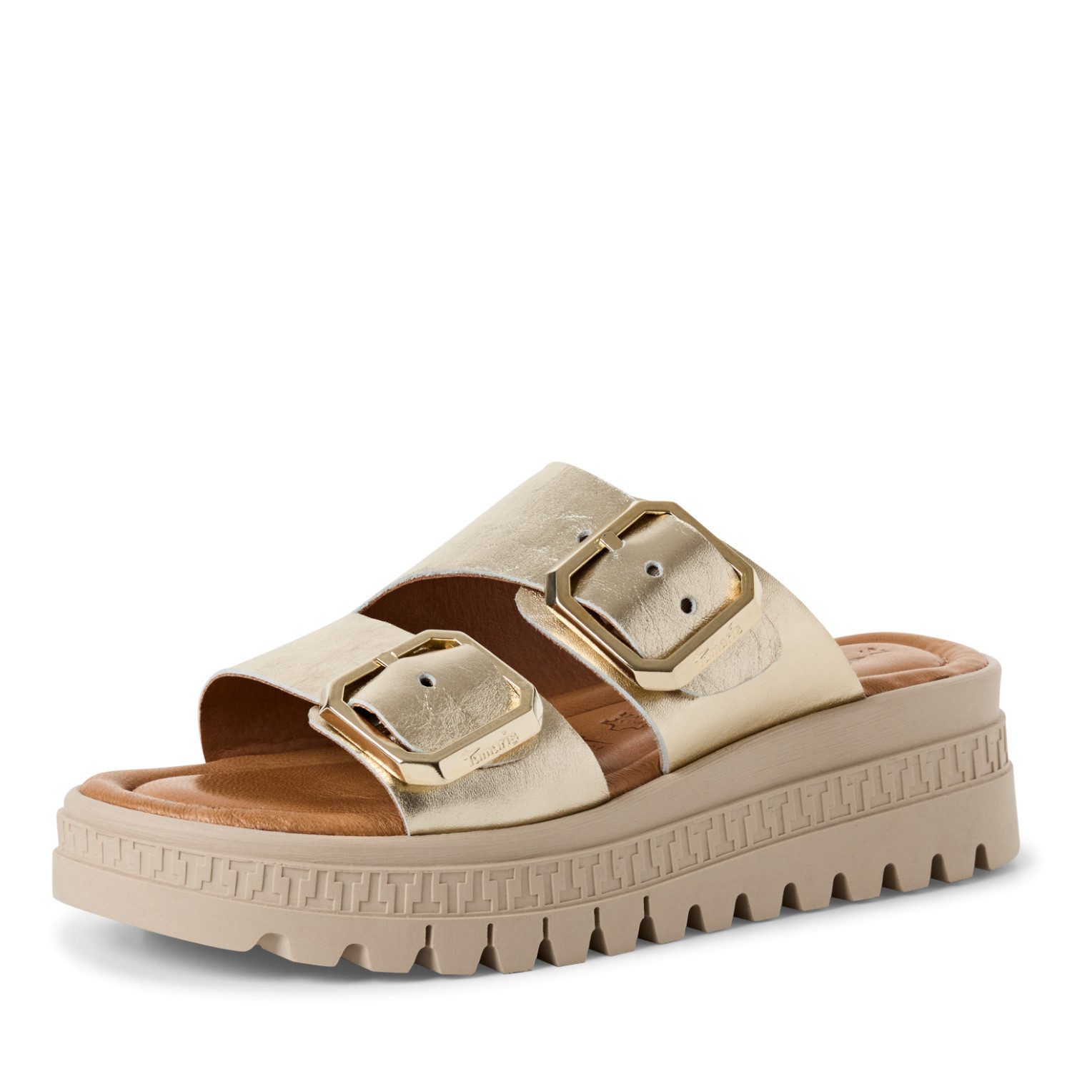 Tamaris Pantolette Keilabsatz, Schlupfschuh, Sommerschuh mit Touch it-Ausstattung