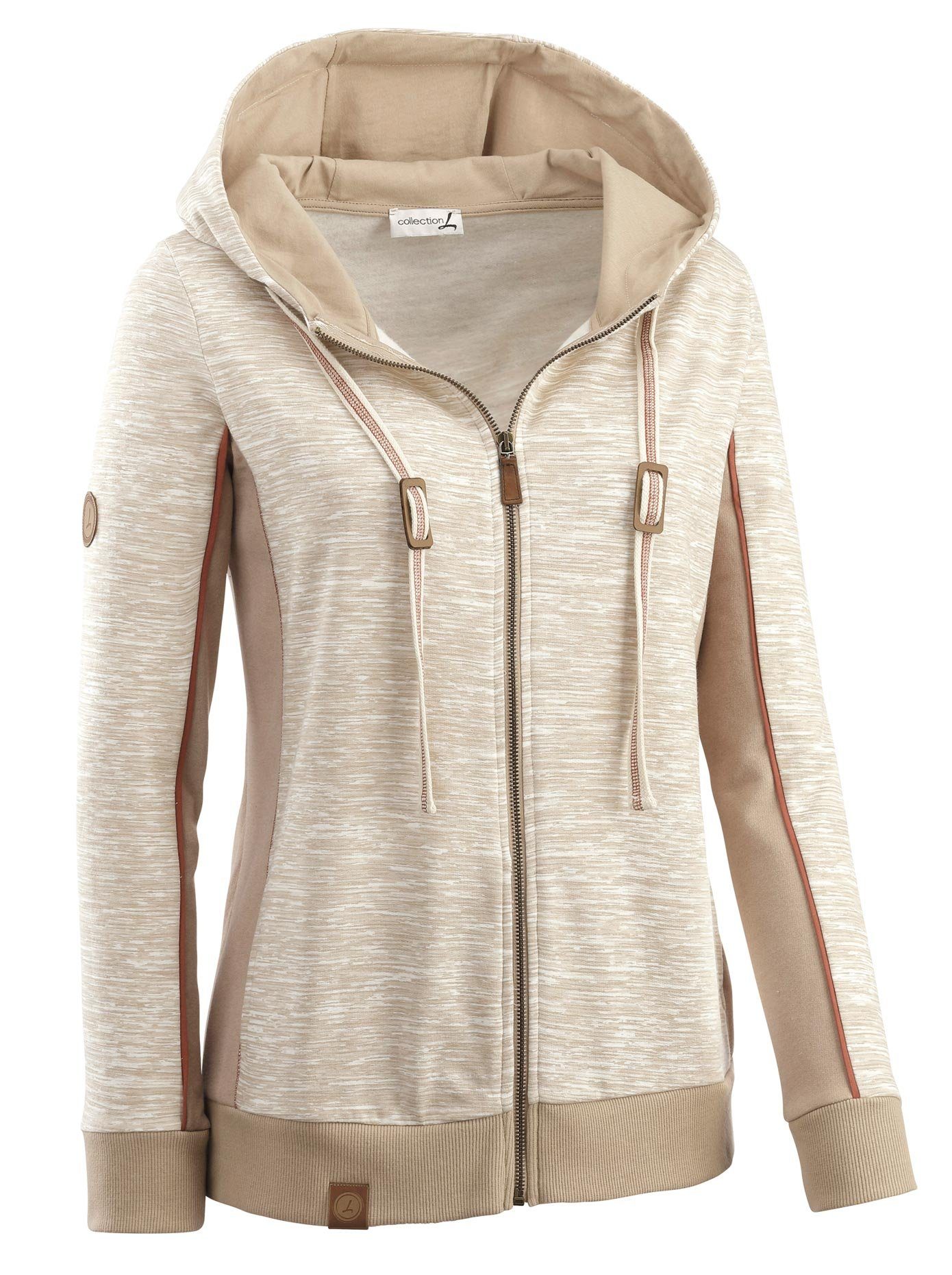casual looks jacke mit kapuze in weiss casual looks jacke mit kapuze in weiss