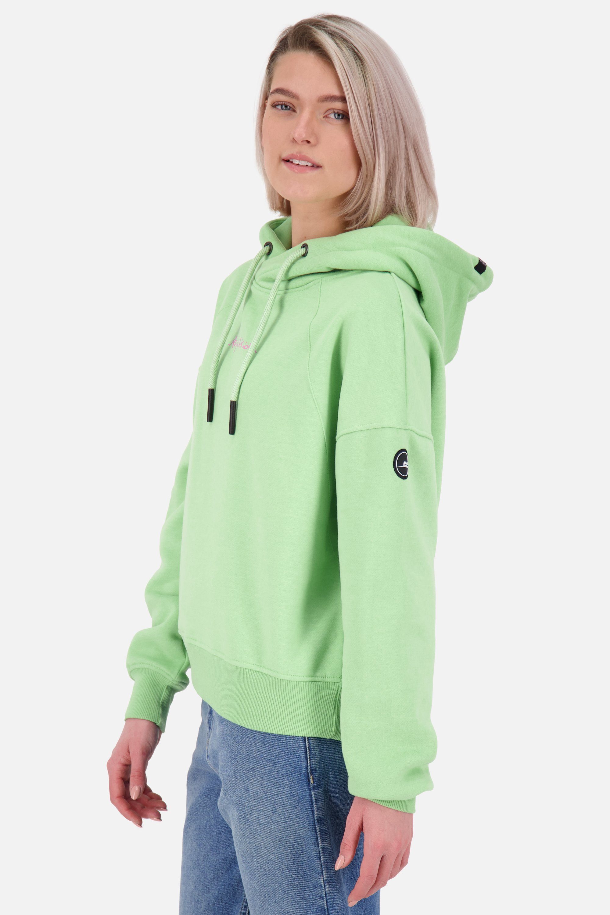 Sweatshirt Kapuzensweatshirt, Kapuzensweatshirt A Pullover Damen melange & Hoodie pear Kickin Alife JessyAK