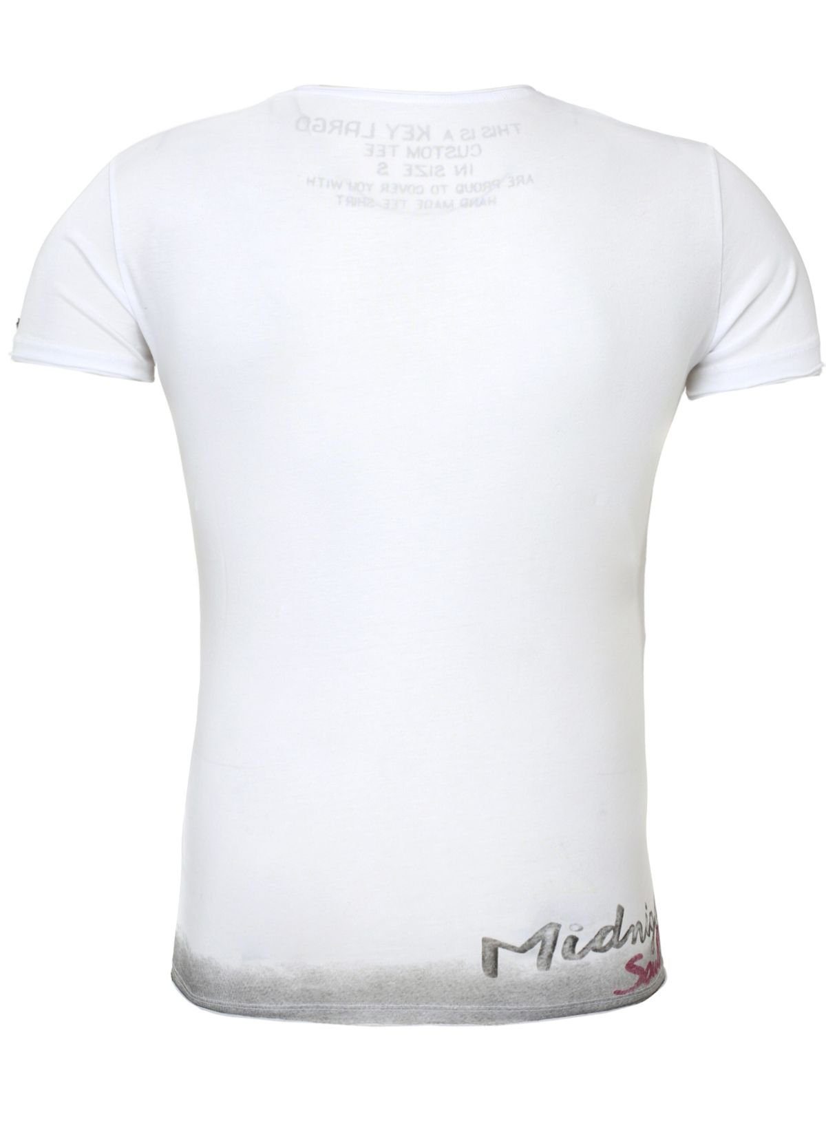 Key Largo T-Shirt T-Shirt Alive Tattoo Hand Print Motiv vintage Look MT0008 günstig online kaufen