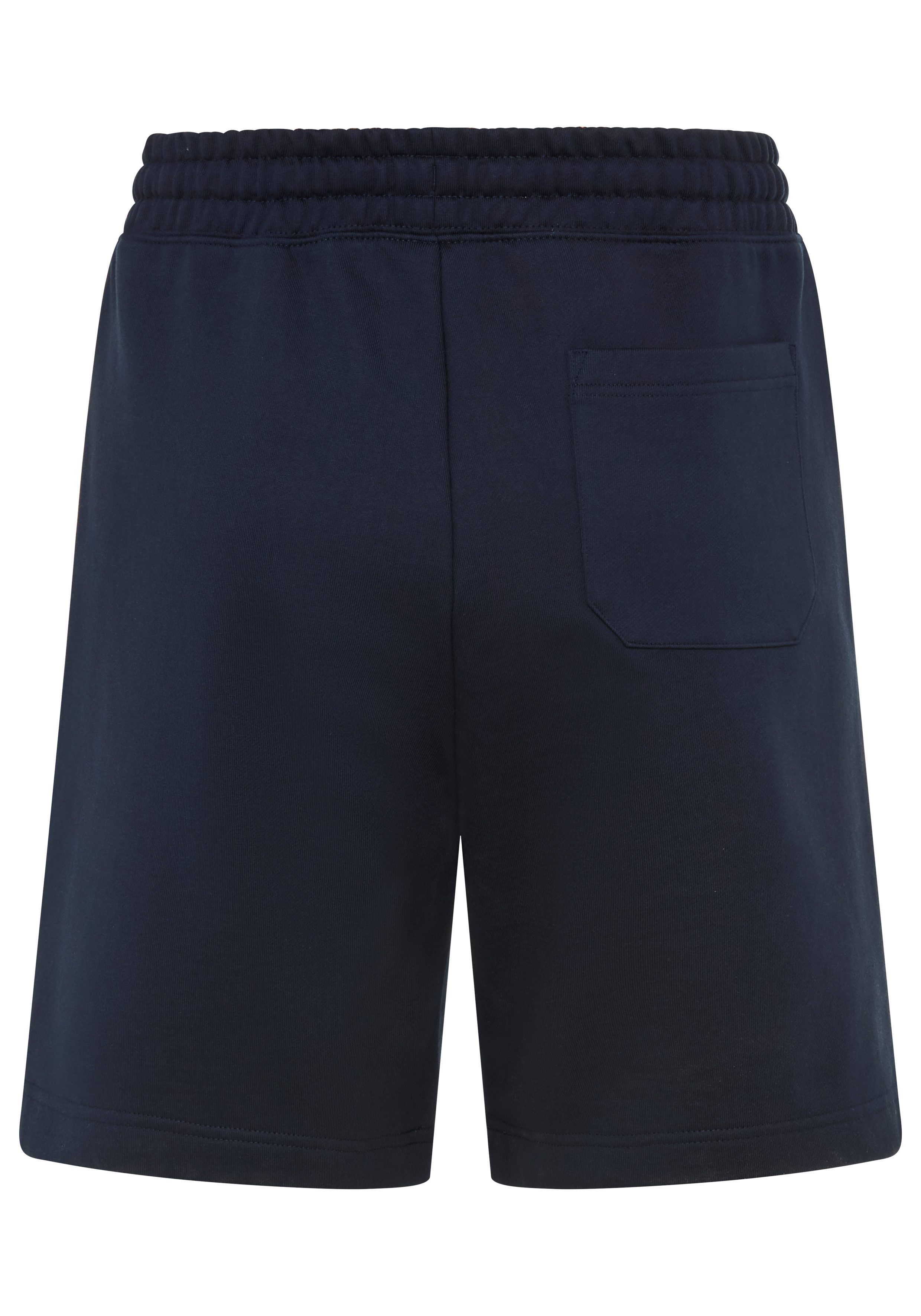 HUGO Sweatshorts Dinkoe elastischer Bund mit Kordel, Relaxed Fit, Logo-Druck