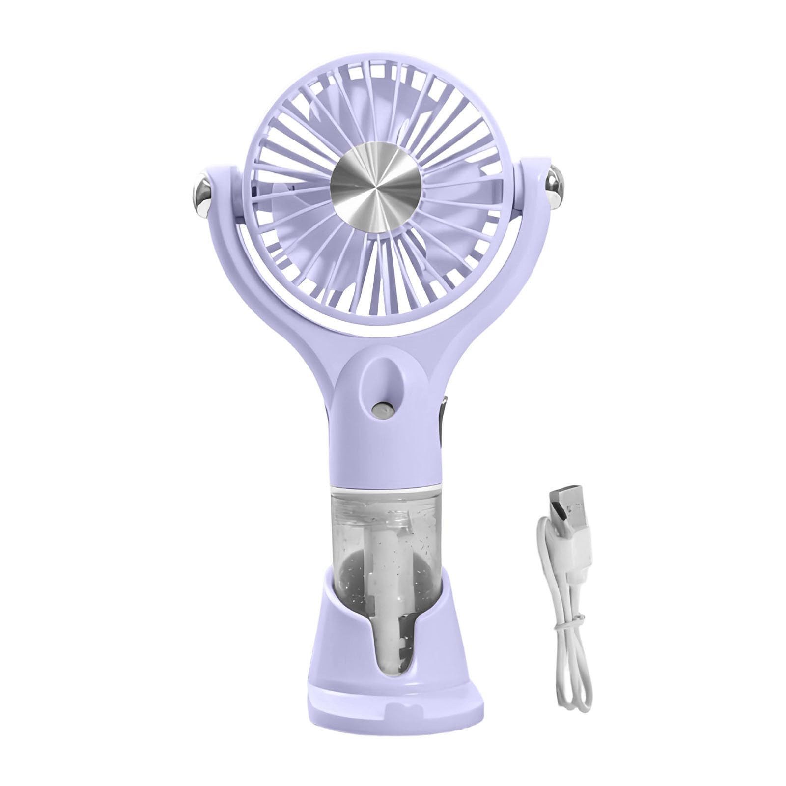 nsihing Handventilator Tragbarer Sprühnebel-Ventilator, Hand-Sprühnebel-Ventilator, Per USB aufladbarer Sprühnebel-Ventilator mit feinem Sprühnebel.