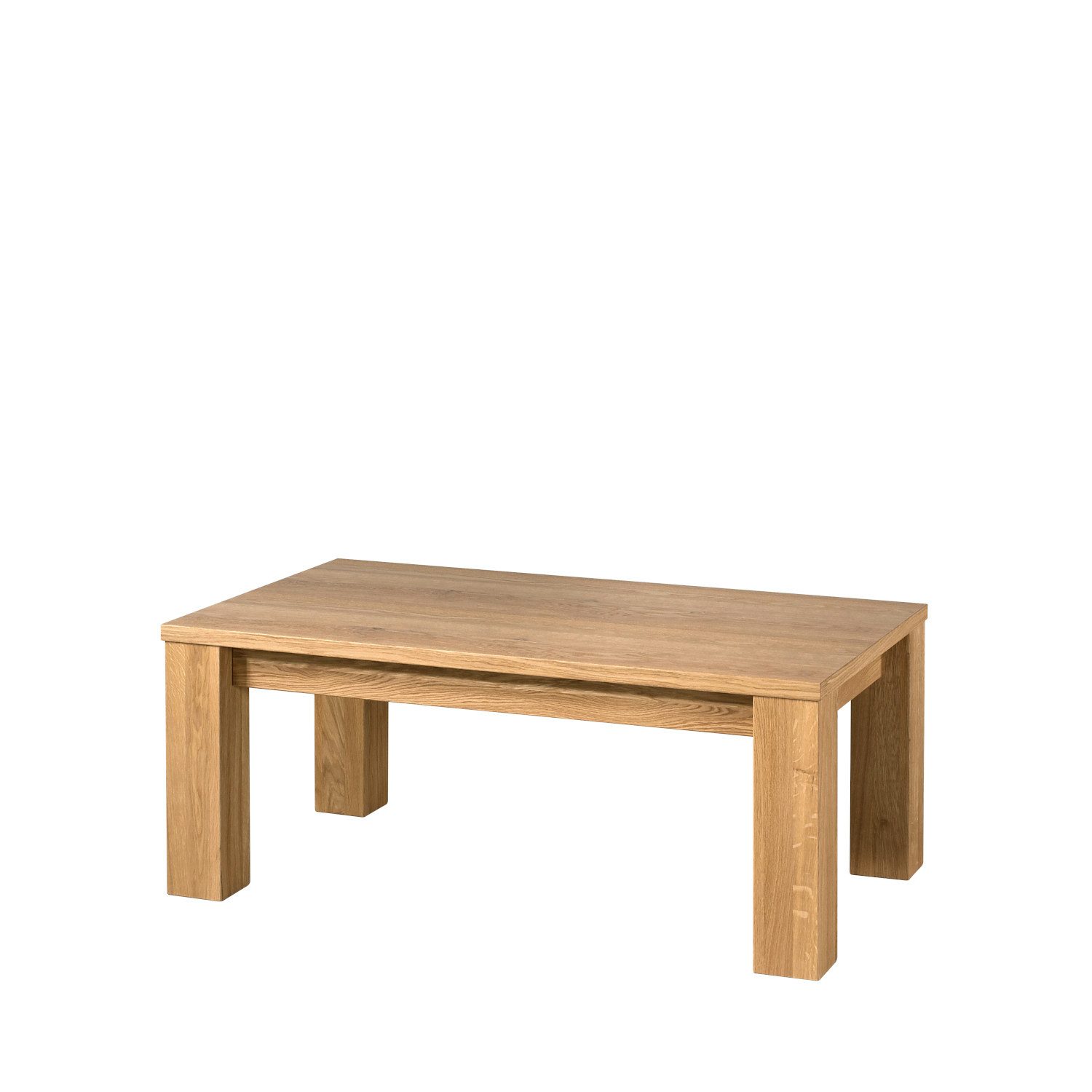 Empinio24 Couchtisch Volo, Wohnzimmertisch 120x70 cm Eiche teil-massiv, geölt