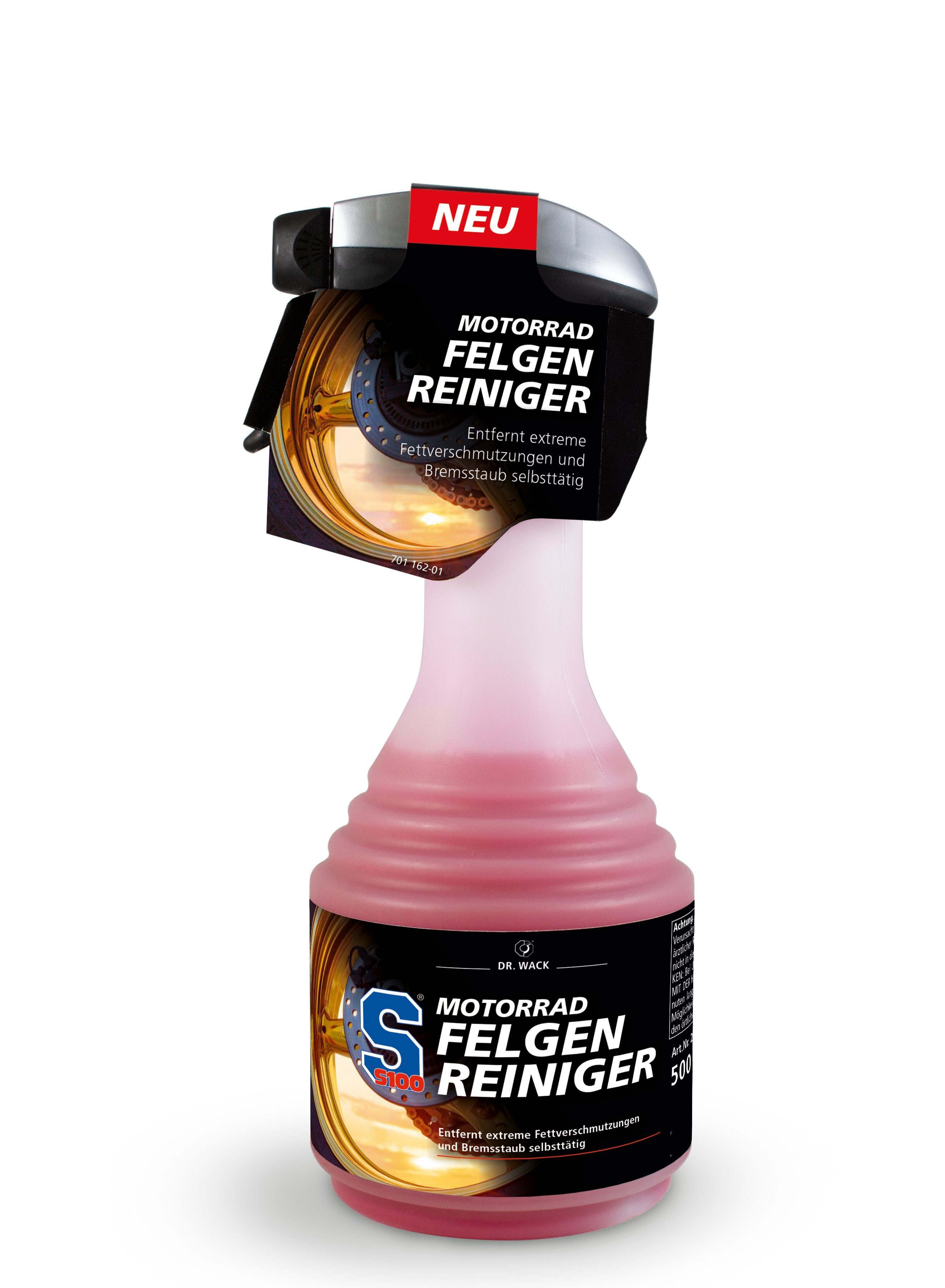 Dr. Wack S100 Motorrad Felgenreiniger 500 ml Auto-Reinigungsmittel