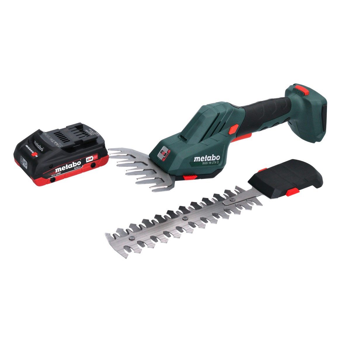 metabo Akku-Grasschere SGS 18 LTX Q Akku Gras und Strauchschere 18 V + 1x Akku 4,0 Ah - ohne