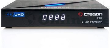 OCTAGON Streaming-Box SX888 4K UHD IP H.265 HEVC IPTV Set-Top Box + 300 Mbits Wifi Stick