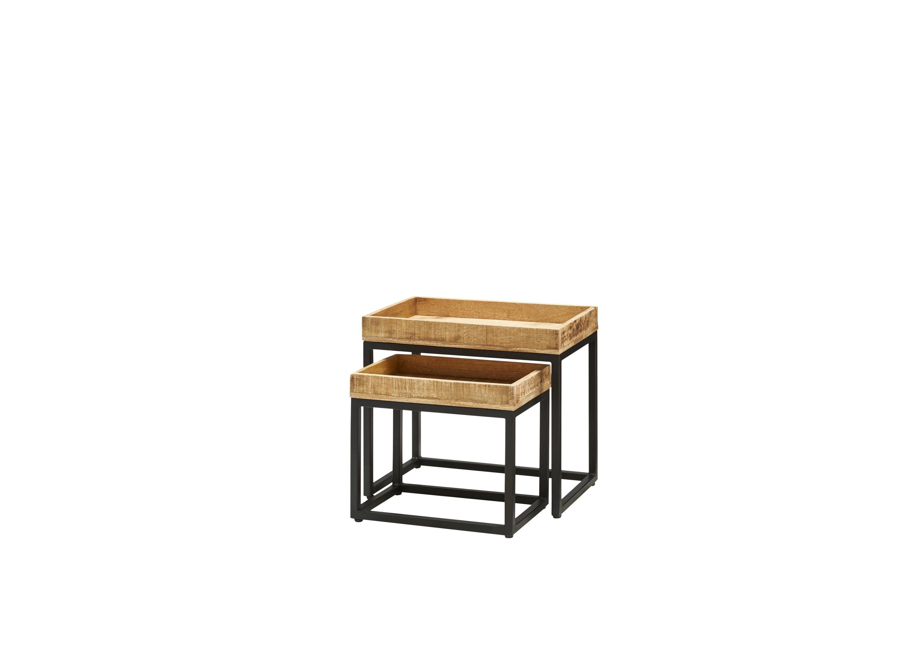 Satztisch aus Massivholz, B/H/T 50x45x30 cm
