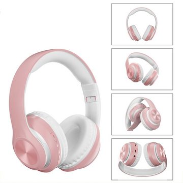 GelldG Bluetooth-Kopfhörer Over Ear, kabellose Kopfhörer mit Mikrofon Bluetooth-Kopfhörer