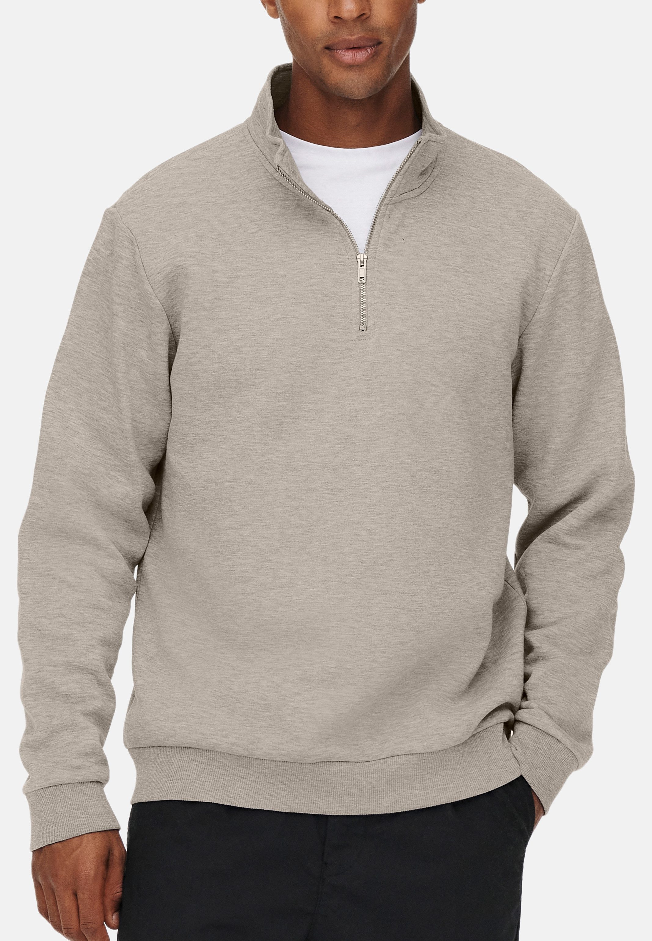ONLY & SONS Sweatshirt 2er Pack Ceres (Spar-Set, 2-tlg) Sweattroyer - Baumwolle - Atmungsaktiv - Weiche, gebürstete Innenseite
