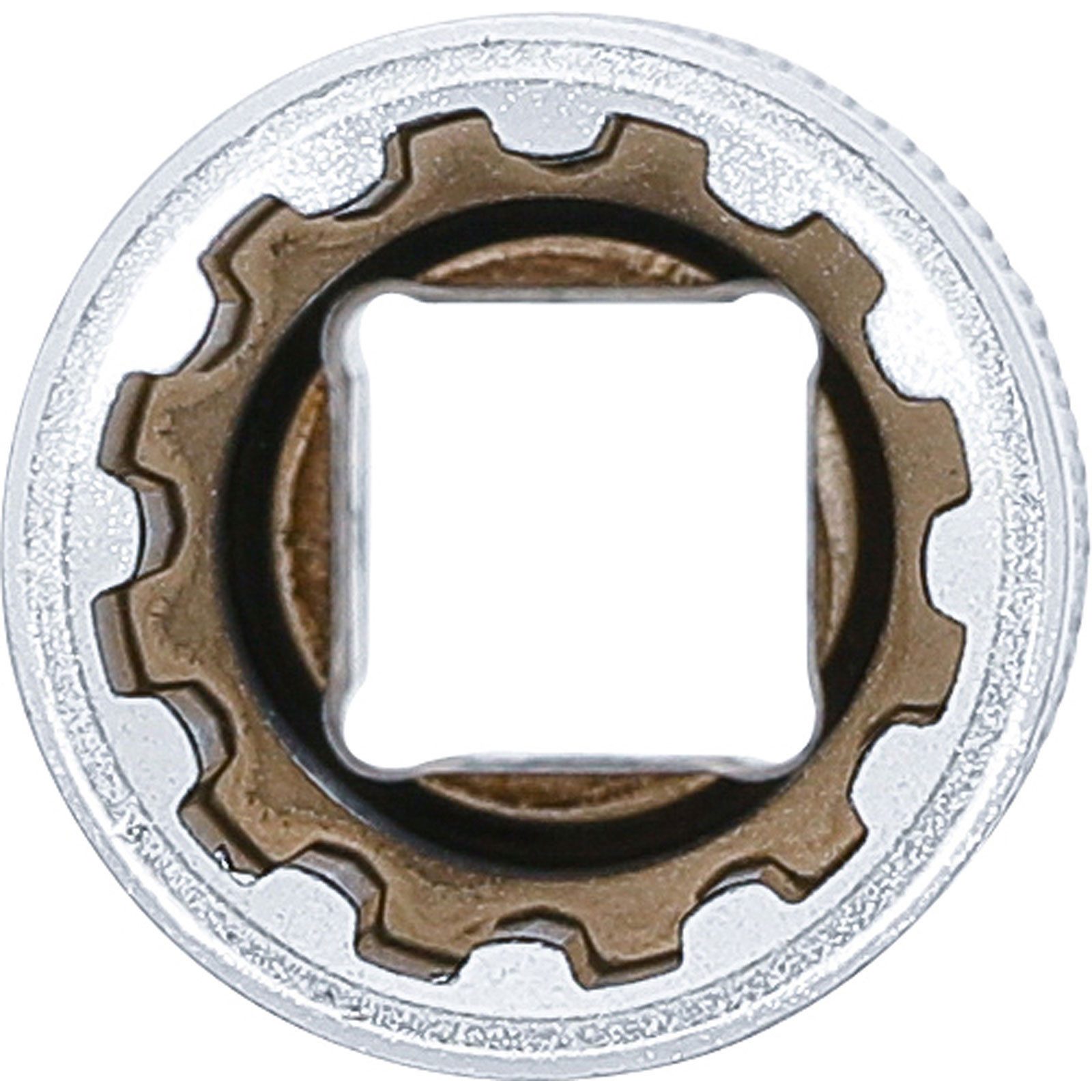 BGS Stecknuss BGS Steckschlüssel-Einsatz Gear Lock tief Antrieb Innenvierkant 10 mm