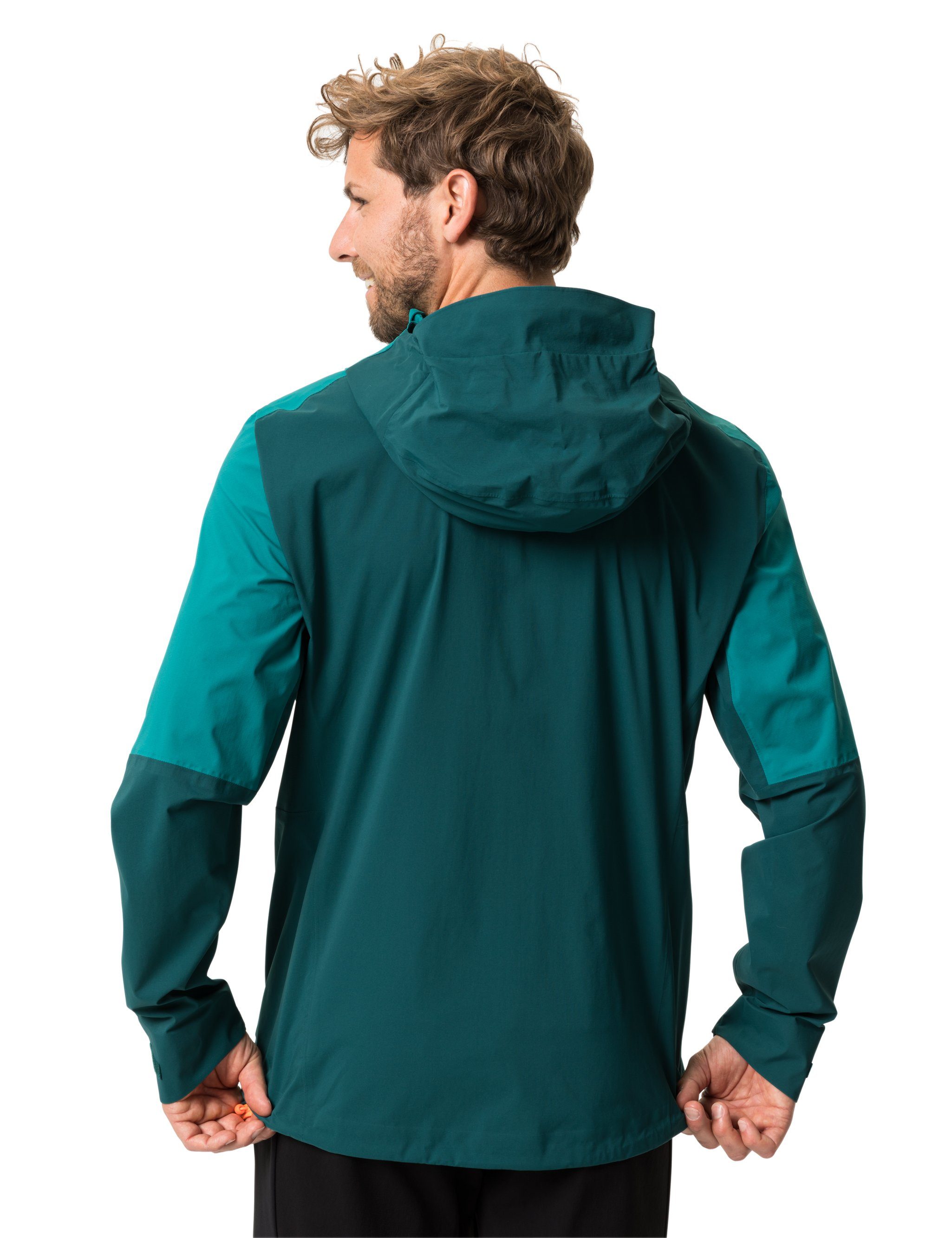 Jacket Outdoorjacke Simony Klimaneutral kompensiert mallard 2,5L Men's green IV (1-St) VAUDE