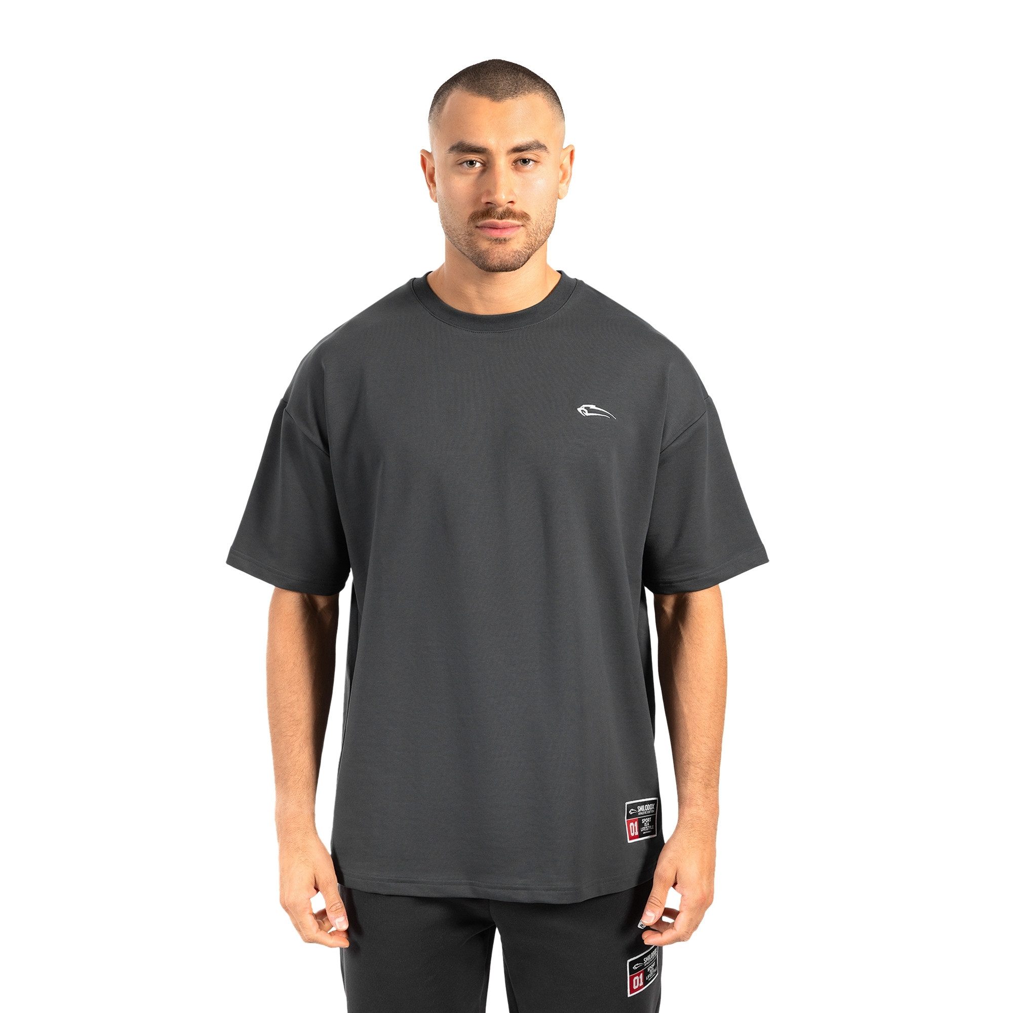Smilodox T-Shirt Rayk, Locker geschnittenes Oversize Shirt mit auffälligem günstig online kaufen