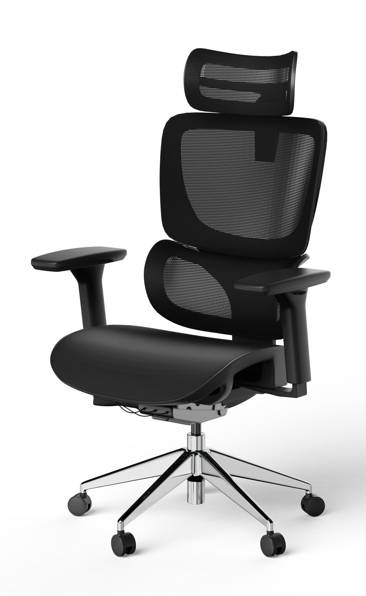 Ergolutions Bürostuhl ergonomisch SENTA FX Schreibtischstuhl, 7 Jahre Garantie / Sitzneigung / Schiebesitz / Lumbalstütze