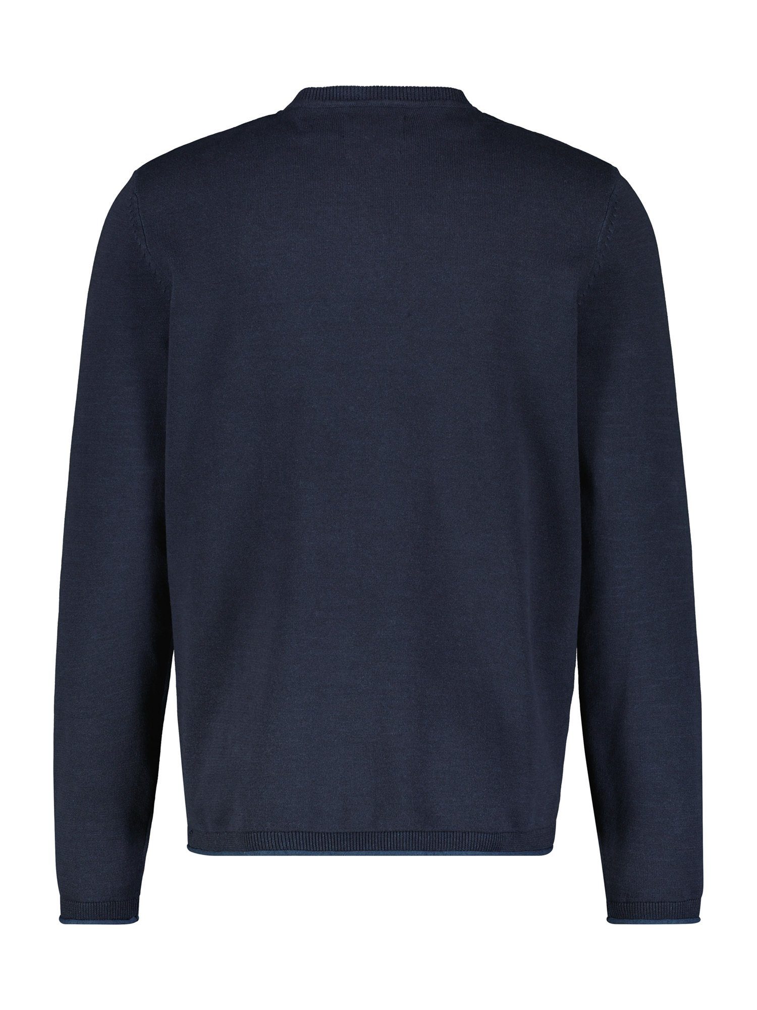 LERROS Strickpullover "LERROS Rundhalspullover, Flachstrick" günstig online kaufen