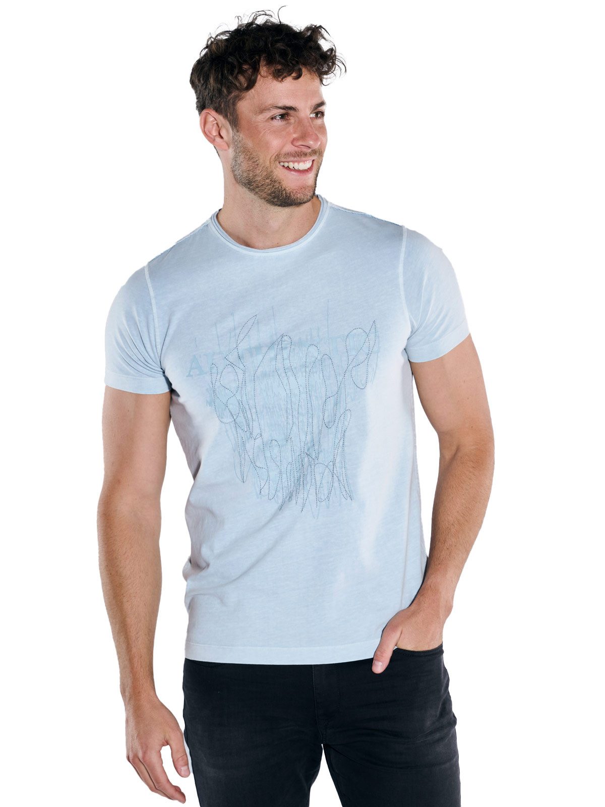 emilio adani T-Shirt T-Shirt uni günstig online kaufen
