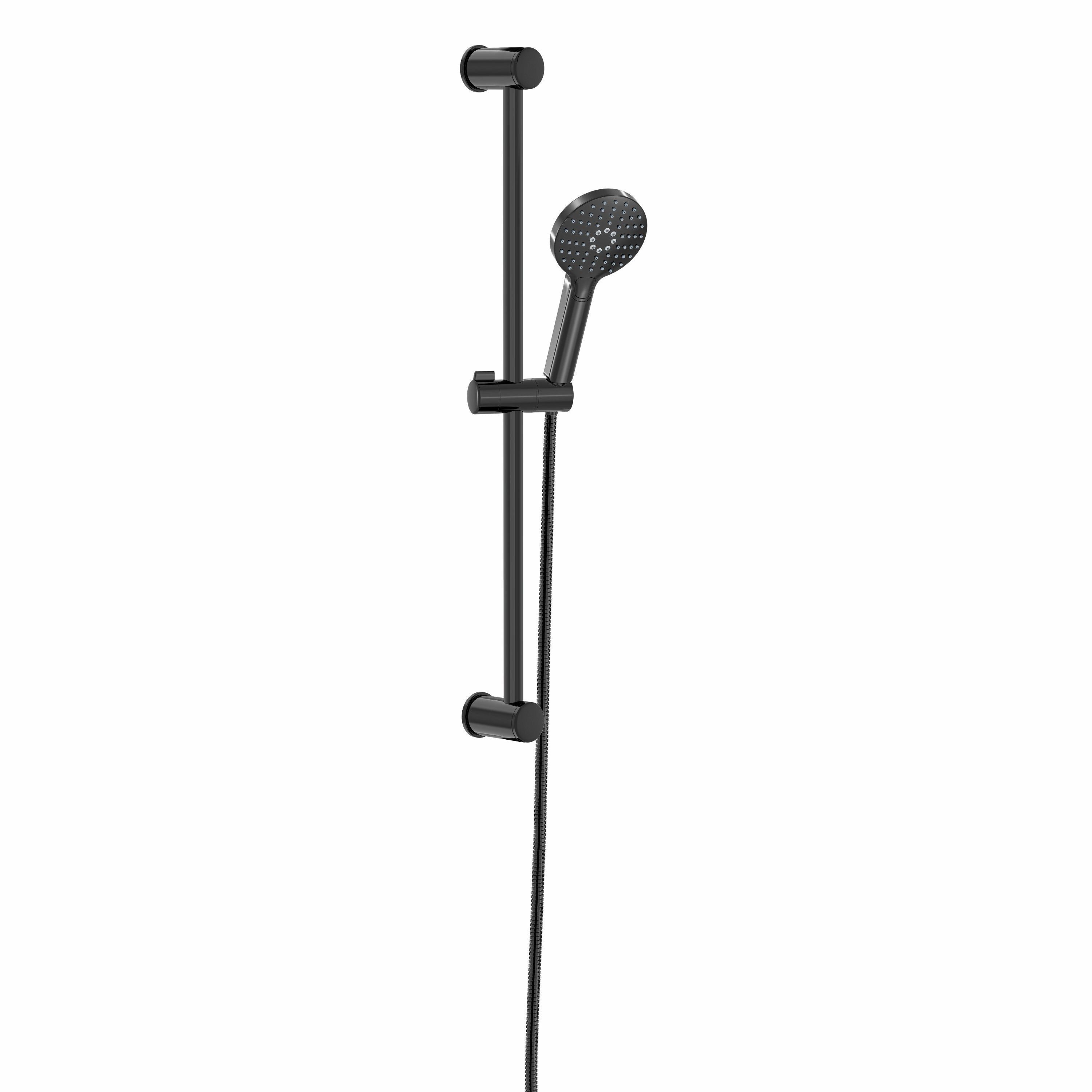 Karen Duschsystem Brausegarnitur Rainmax Mat Black