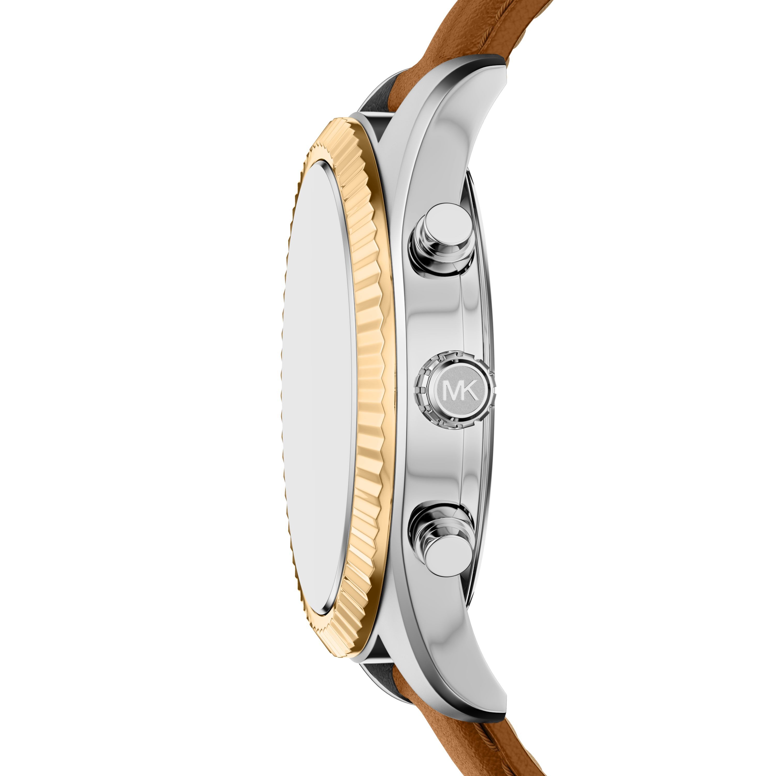 MICHAEL KORS Chronograph LEXINGTON MK9257, Quarzuhr, Armbanduhr, Herrenuhr, Lederarmband, analog, Tag