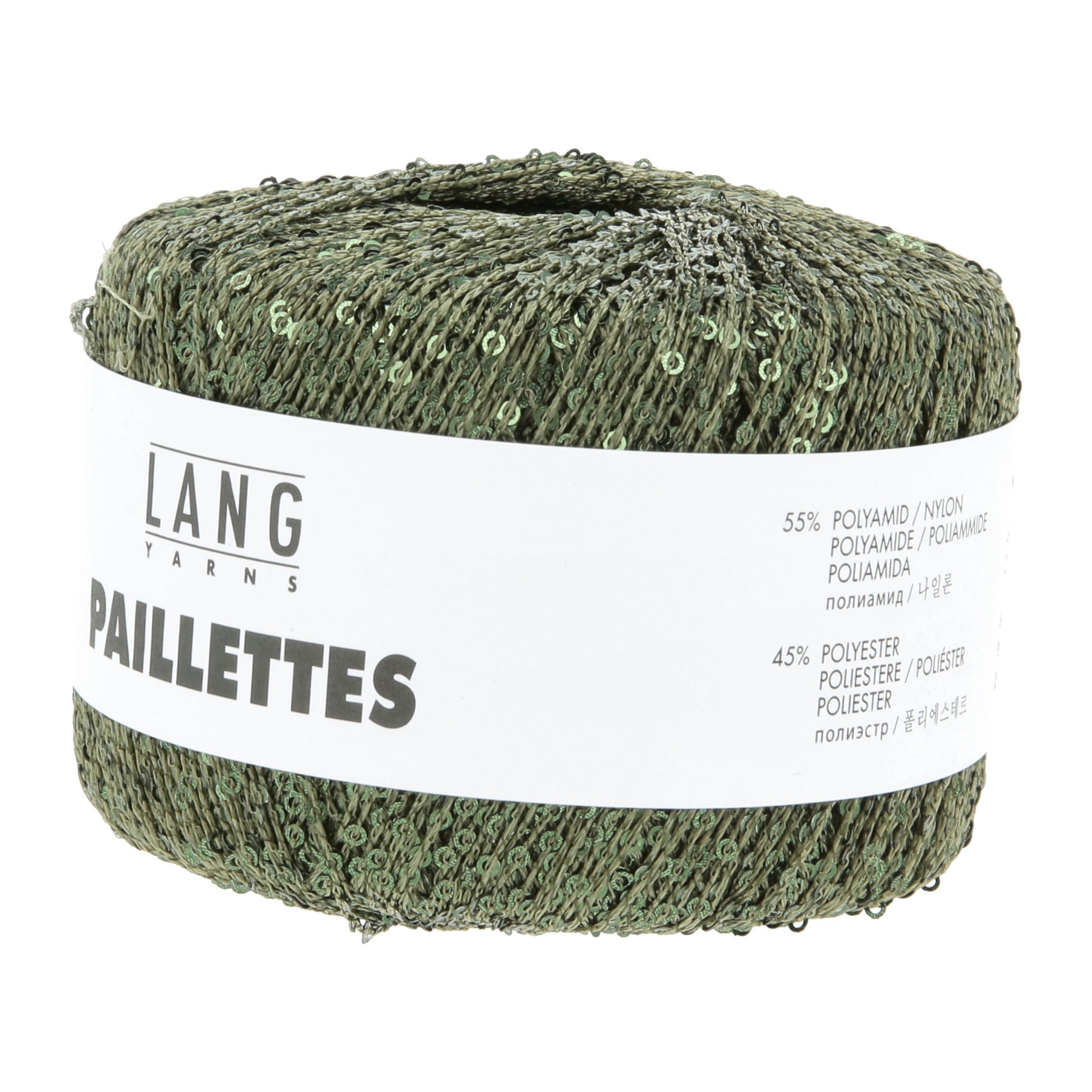 LANG YARNS Paillettes Häkelwolle, 112 m