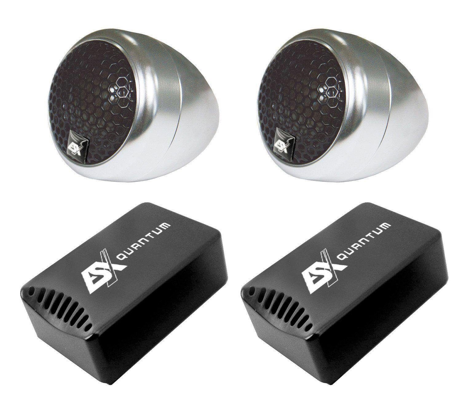 ESX QUANTUM Tweeter Hochtöner 25 mm QE-6.2T Auto-Lautsprecher (125 W, 12 dB  Kabelweichen)