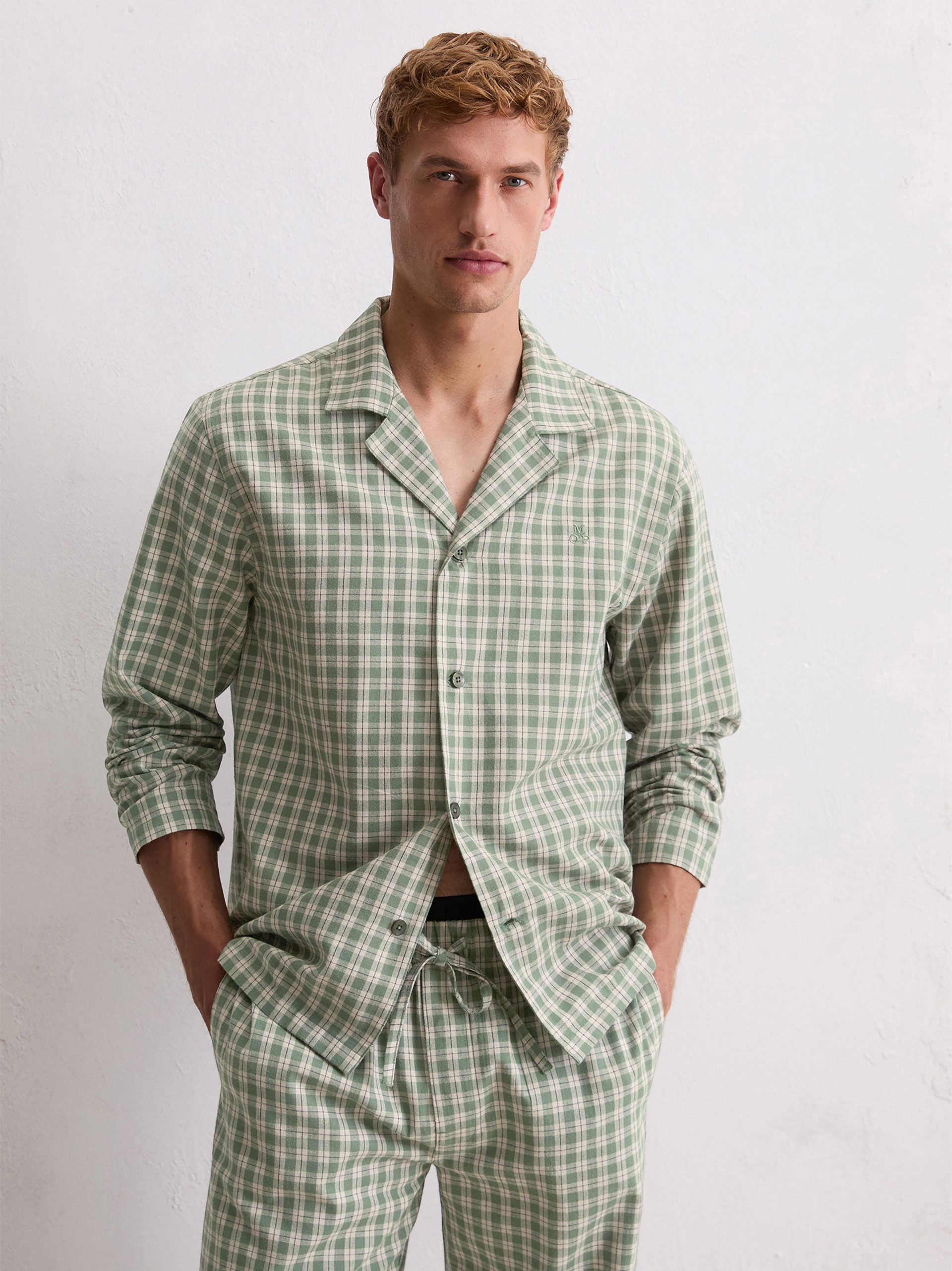 Marc O'Polo Pyjamaoberteil Cozy Flannel schlaf-oberteil günstig online kaufen