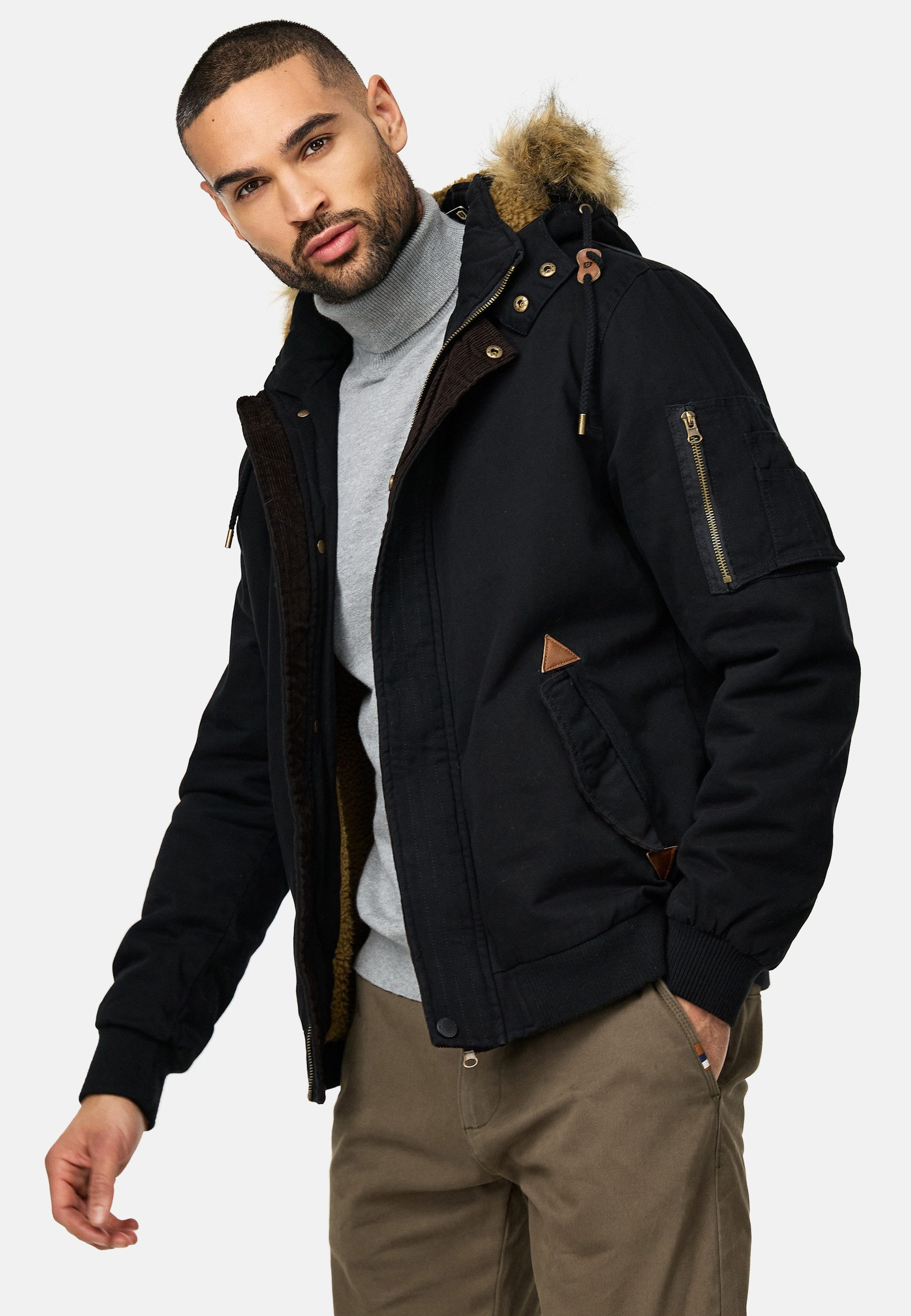 Indicode Winterjacke Herren Pennington Jacke Winter Herrenjacke