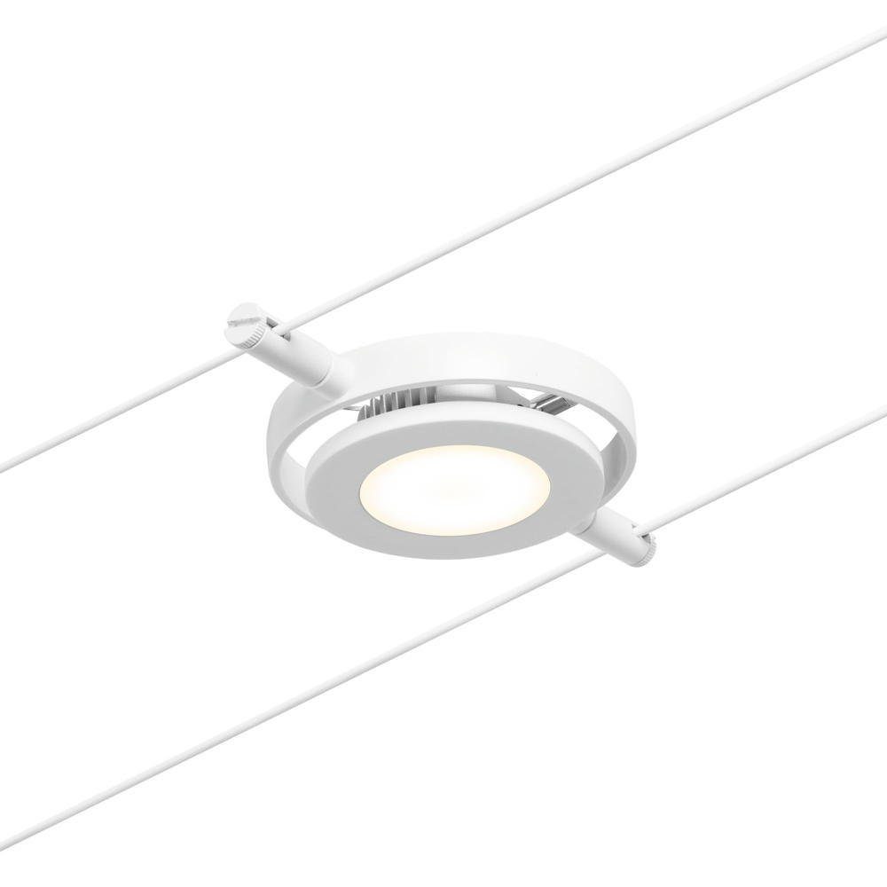 Paulmann Deckenleuchte LED 5x LED, Seilsystem Angabe, fest Basisset Ja, und Seilsystem 1400lm, Chrom keine Roundmac in warmweiss, verbaut, Weiß Leuchtmittel enthalten: 4,5W