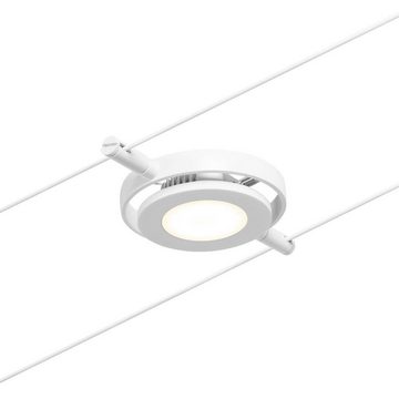 Paulmann Deckenleuchte LED Seilsystem Basisset Roundmac in Weiß und Chrom 5x 4,5W 1400lm, keine Angabe, Leuchtmittel enthalten: Ja, fest verbaut, LED, warmweiss, Seilsystem
