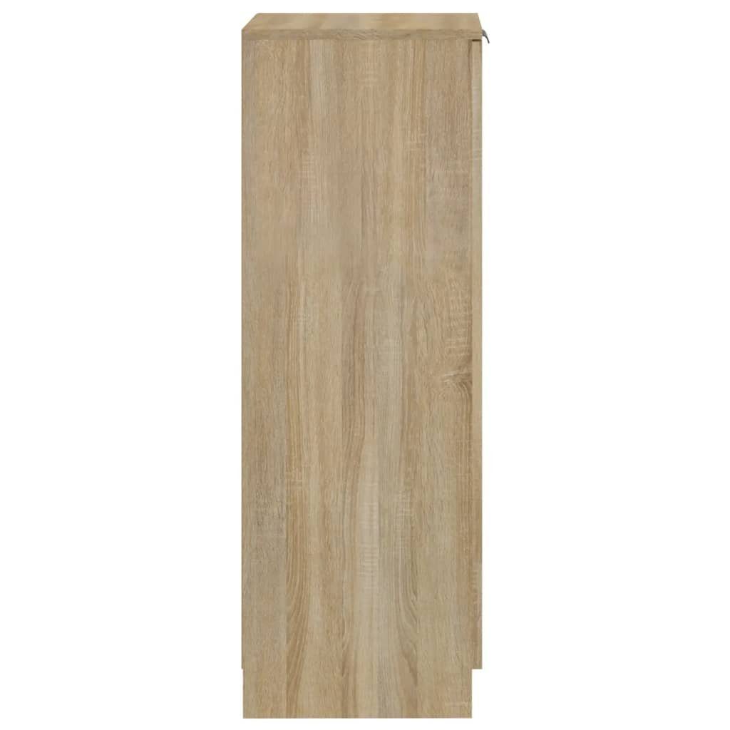 furnicato Schuhschrank Holzwerkstoff cm 30x35x100 Sonoma-Eiche