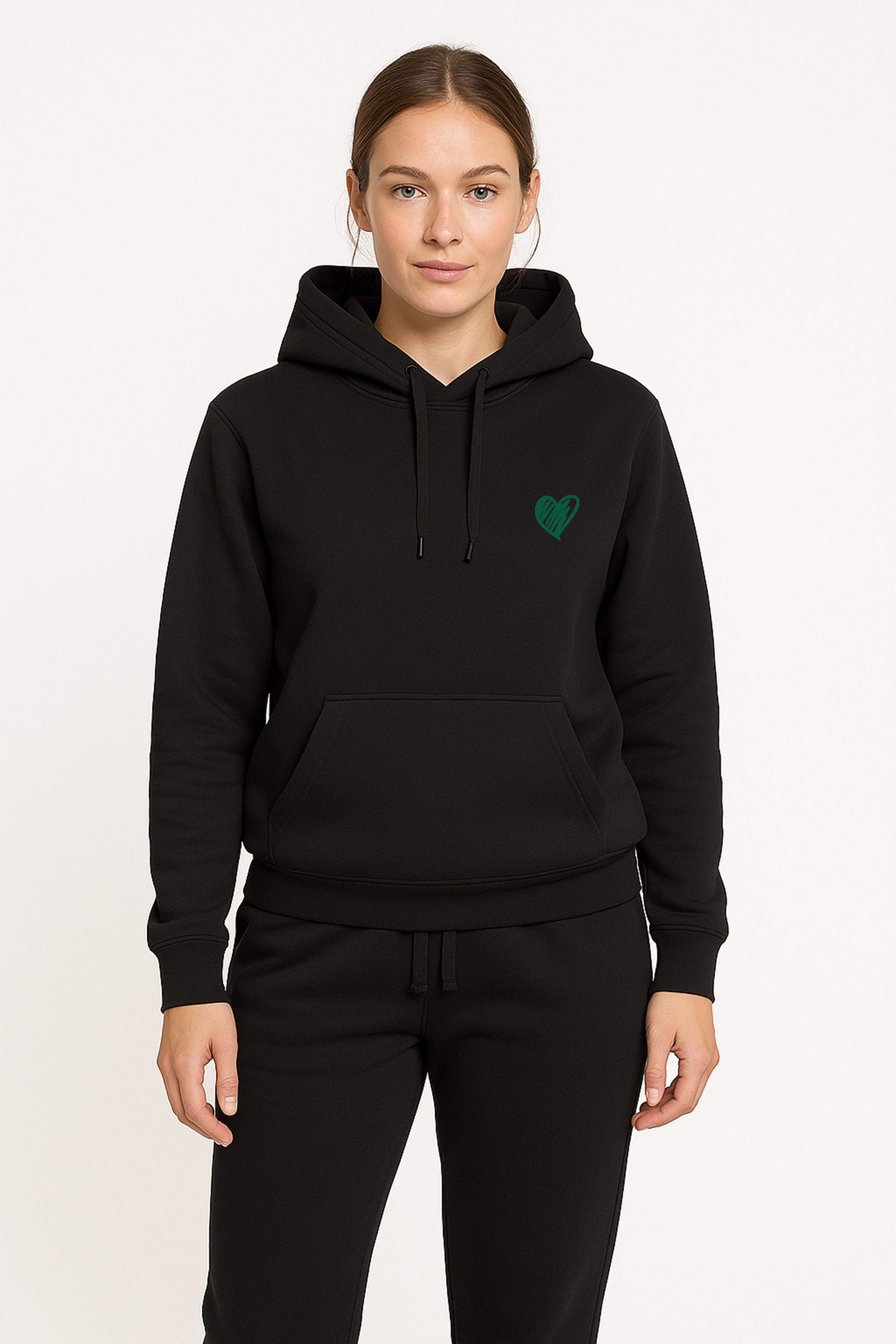 Banco Kapuzensweatshirt Damen Kapuzenpullover Love Liebe Herz Heart Sweatsh günstig online kaufen