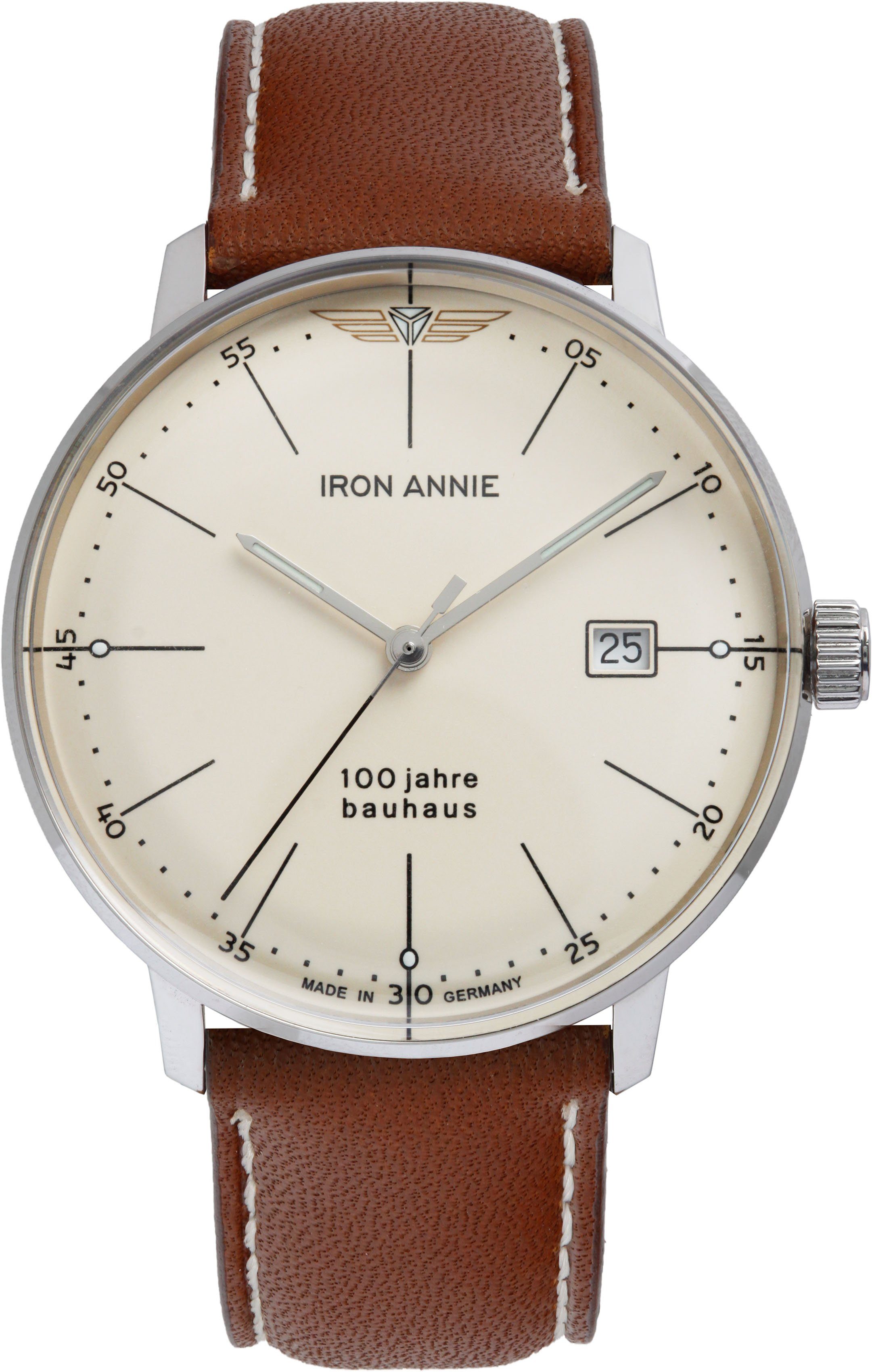 Herren Uhren IRON ANNIE Quarzuhr Bauhaus 100 Jahre, 5070-5_Air