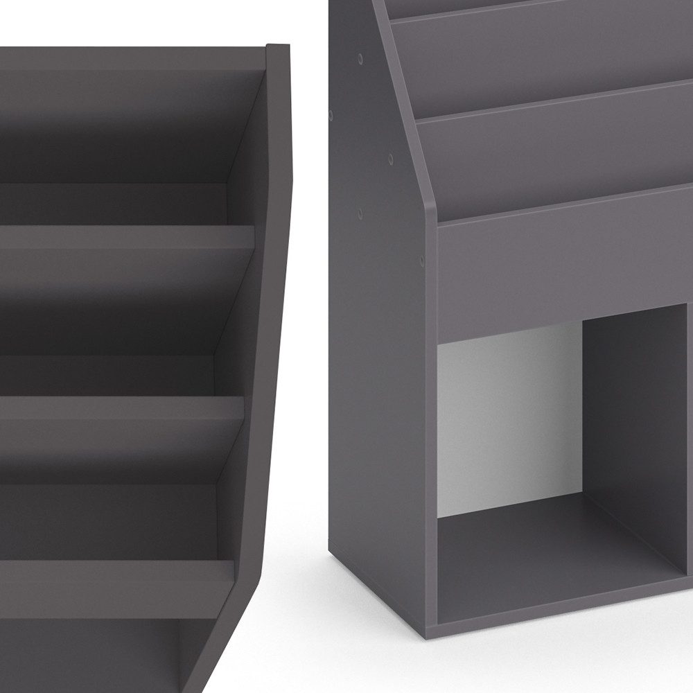 Vicco Bücherregal Luigi, Grau, 72 x 79 cm