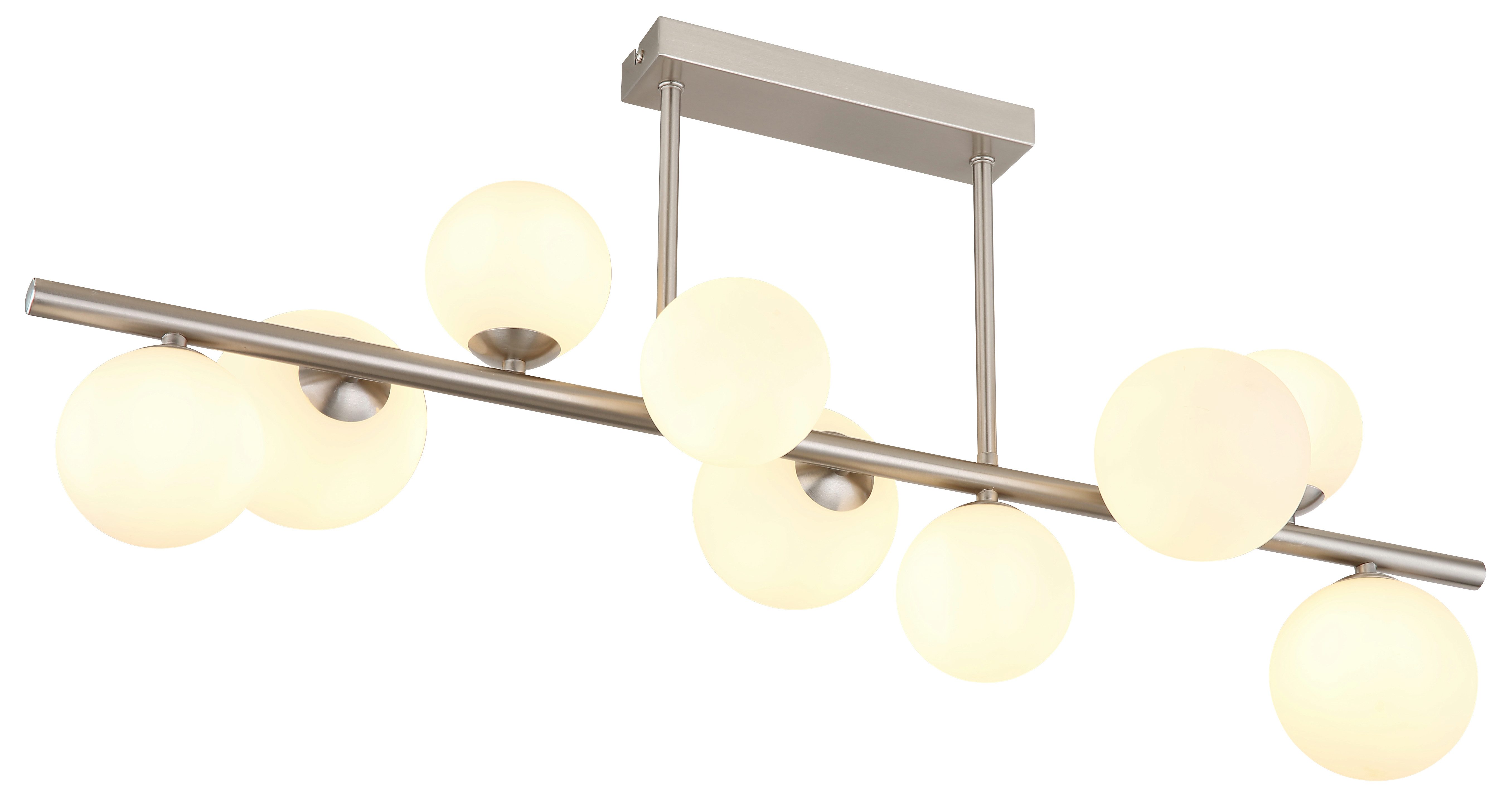 GLOBO LIGHTING Deckenleuchte RIHA, Leuchtmittel wechselbar, Warmweiß, Deckenlampe/Wohnzimmer/Schlafzimmer/modern