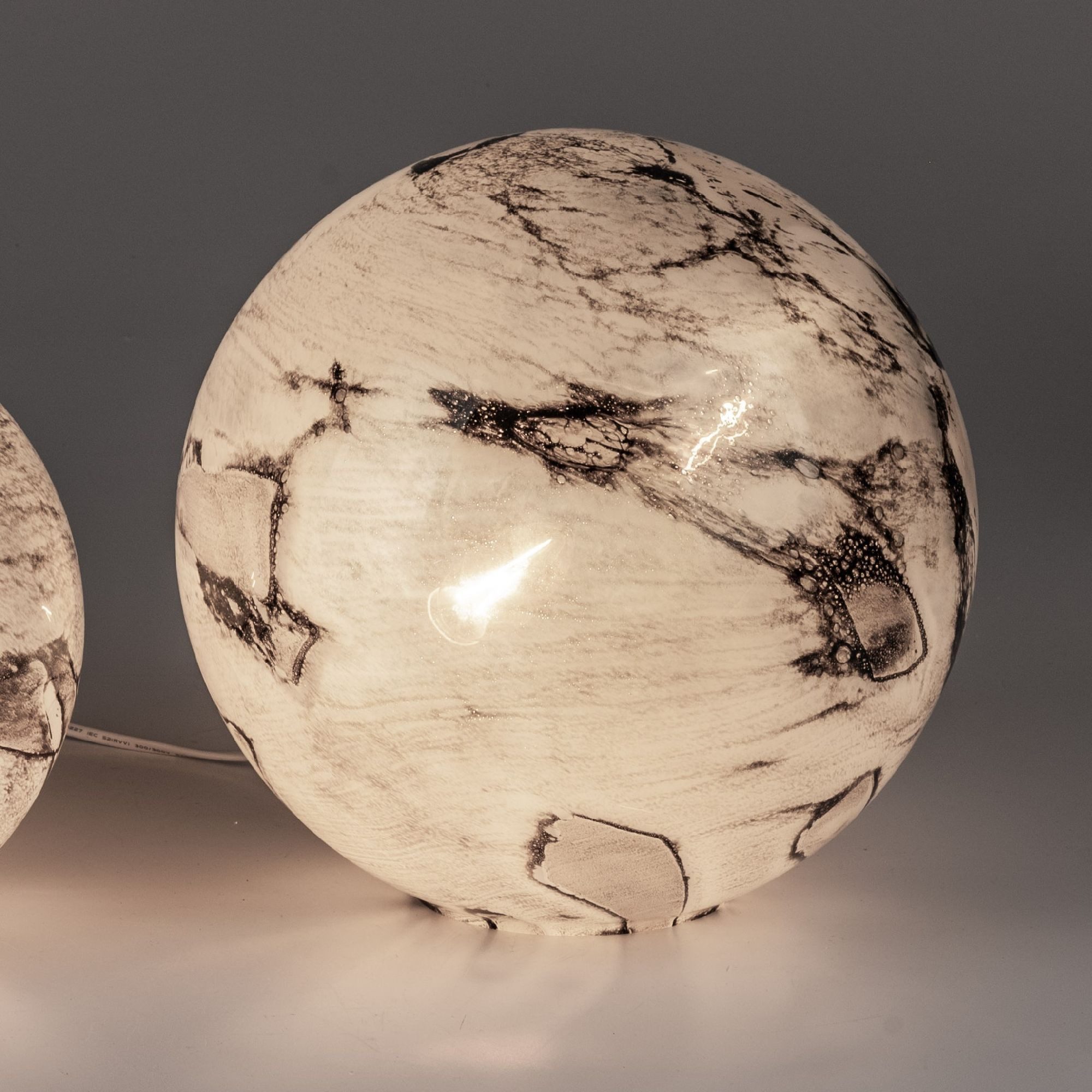 formano Kugelleuchte Marmor, Farbe: Grau, Motiv: Marmor