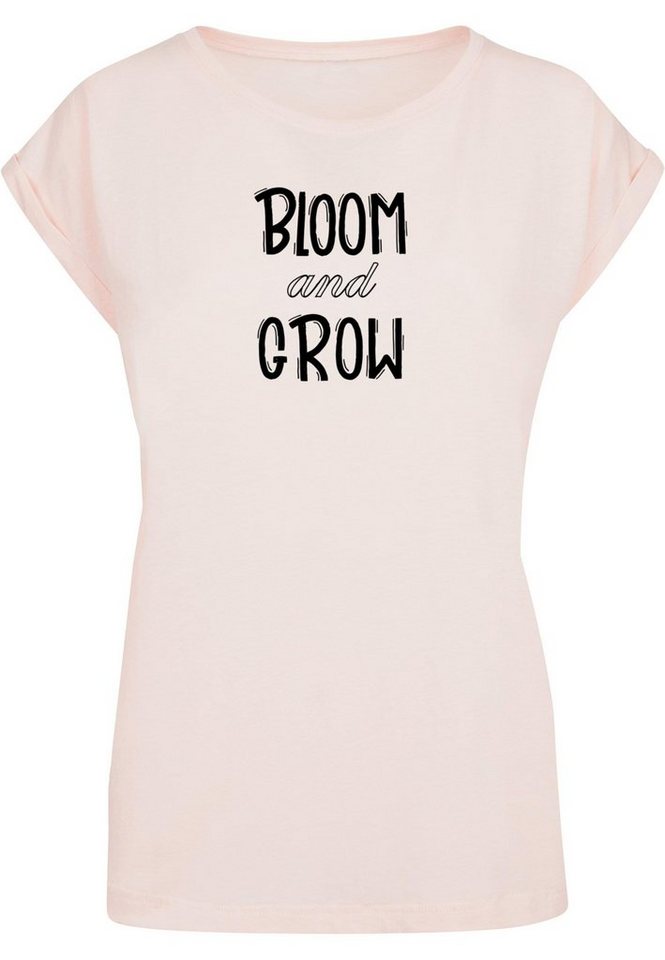 Merchcode T-Shirt Damen Ladies Spring - Bloom and grow T-Shirt (1-tlg)