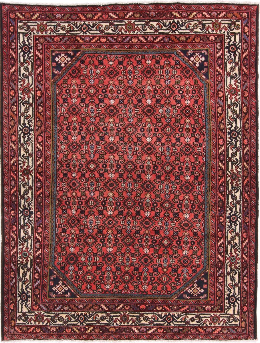 Orientteppich Hamadan Hosseinabad 149x201 Handgeknüpfter Orientteppich, Nain Trading, rechteckig, Höhe: 12 mm