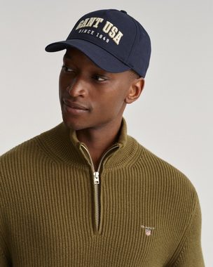 Gant Strickpullover D2. COTTON WOOL RIB HALF ZIP