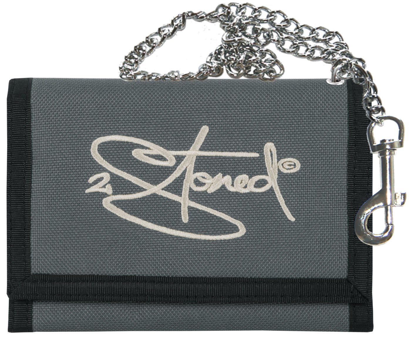 Geldbörse Wallet Classic mit Kette und Klettverschluß für Erwachsene u. Kinder